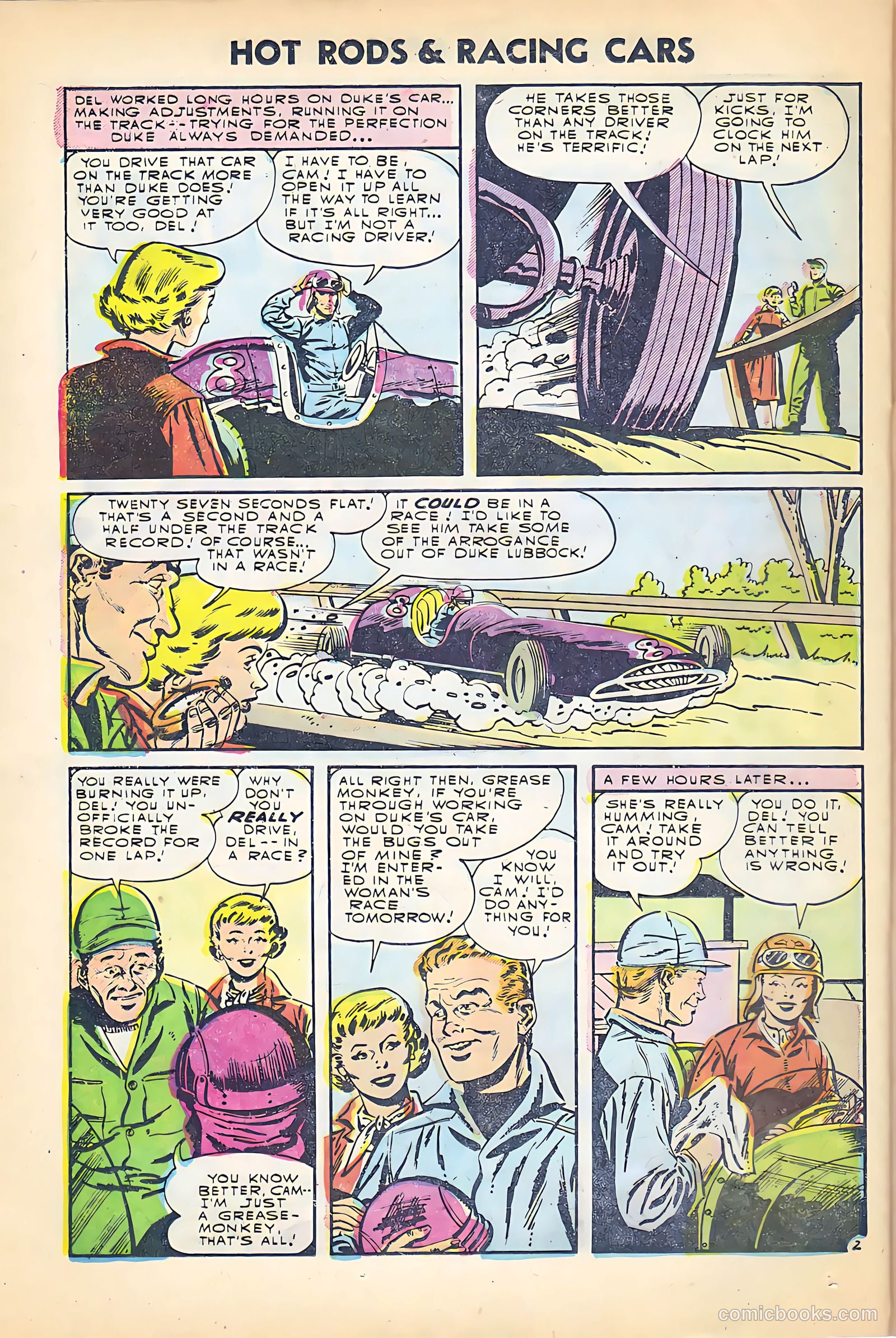 Hot Rods and Racing Cars #24 (1955) — page 24 of 36