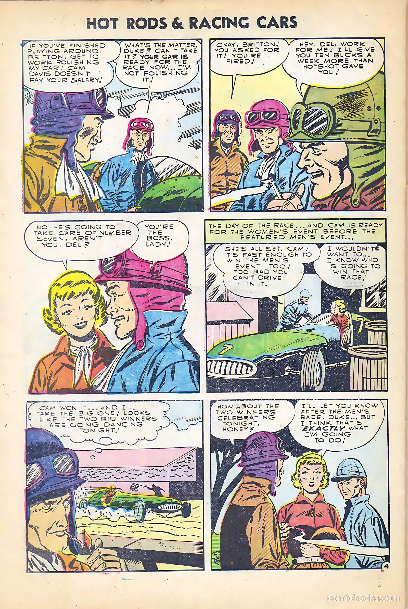 Hot Rods and Racing Cars #24 (1955) — page 26 of 36