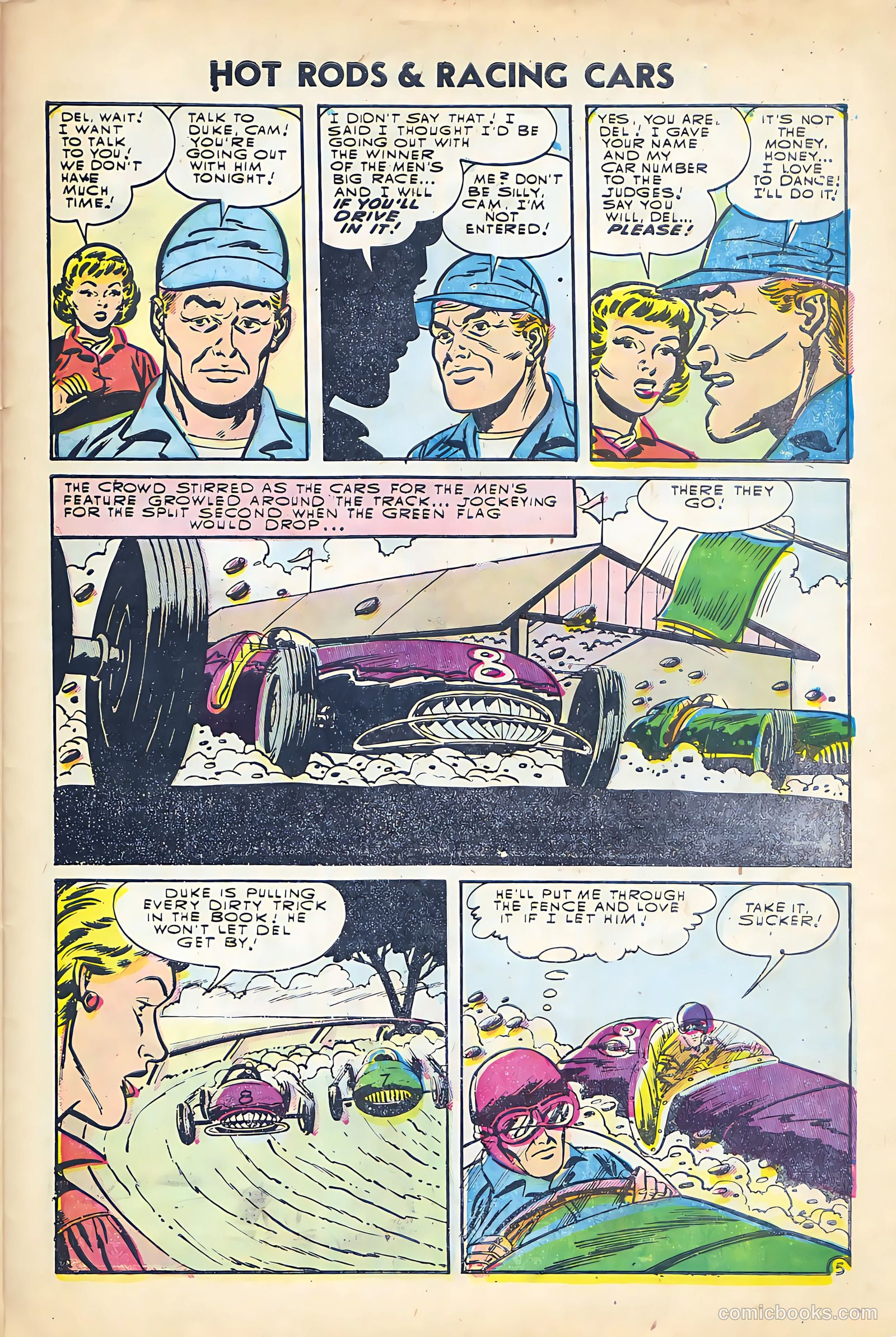 Hot Rods and Racing Cars #24 (1955) — page 27 of 36