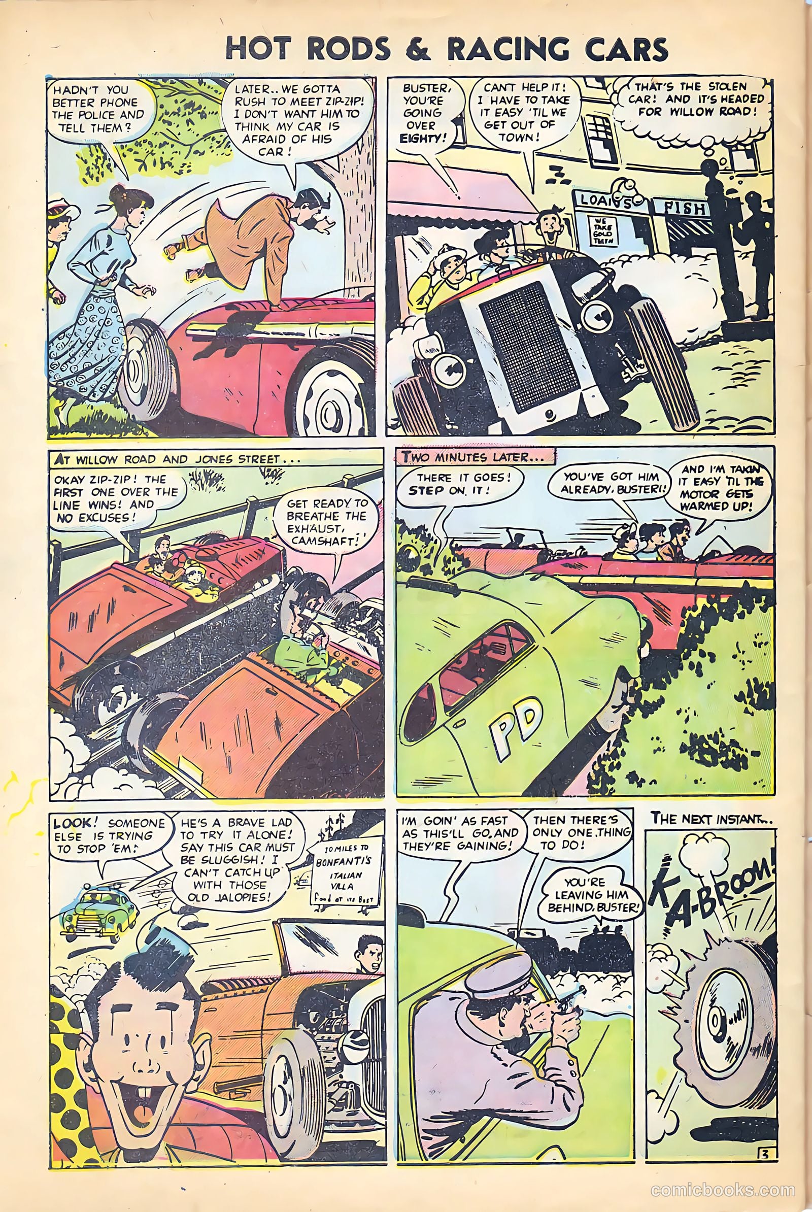 Hot Rods and Racing Cars #24 (1955) — page 32 of 36
