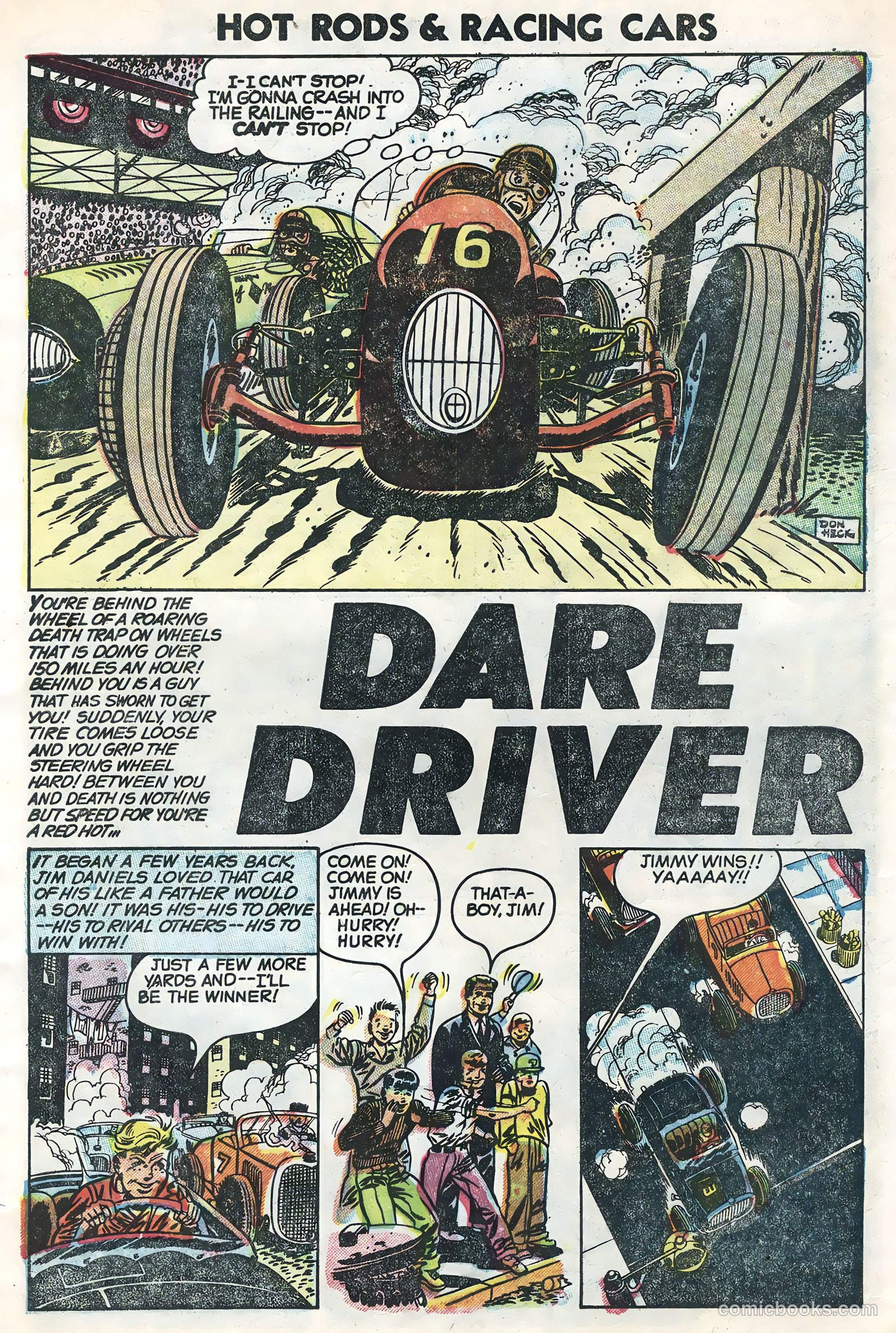 Hot Rods and Racing Cars #25 (1955) — page 3 of 36