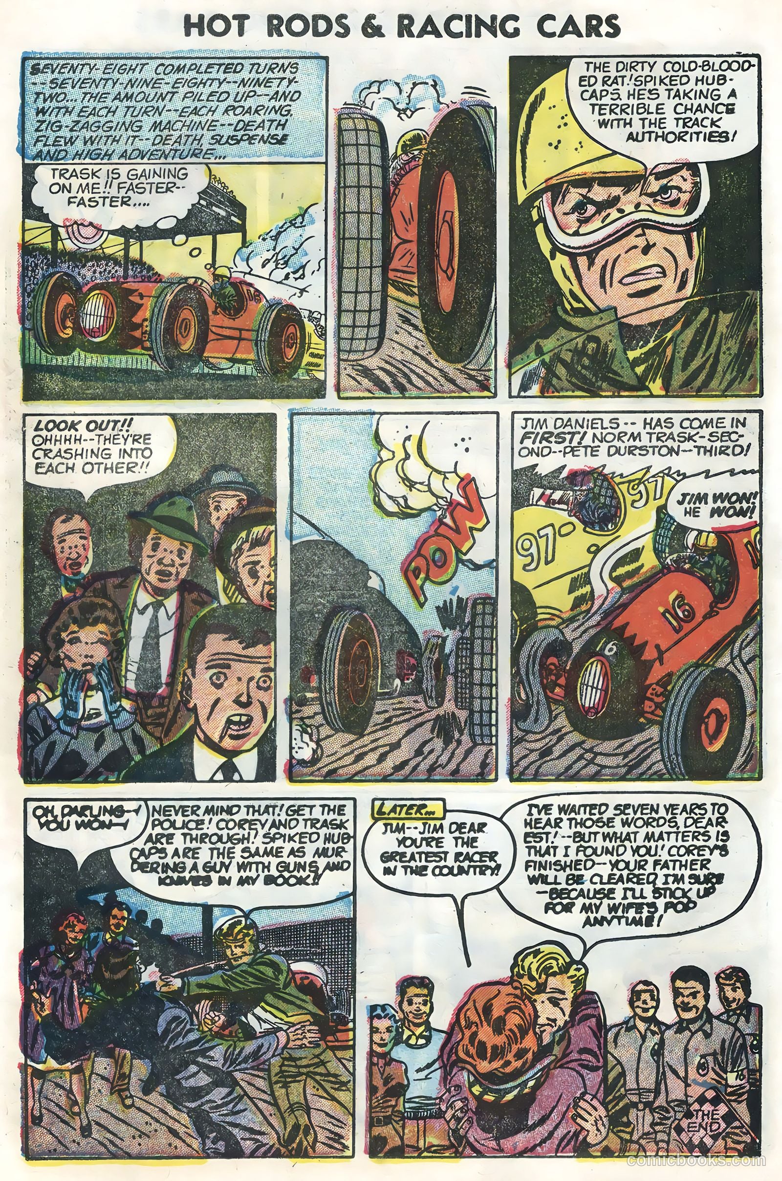 Hot Rods and Racing Cars #25 (1955) — page 10 of 36