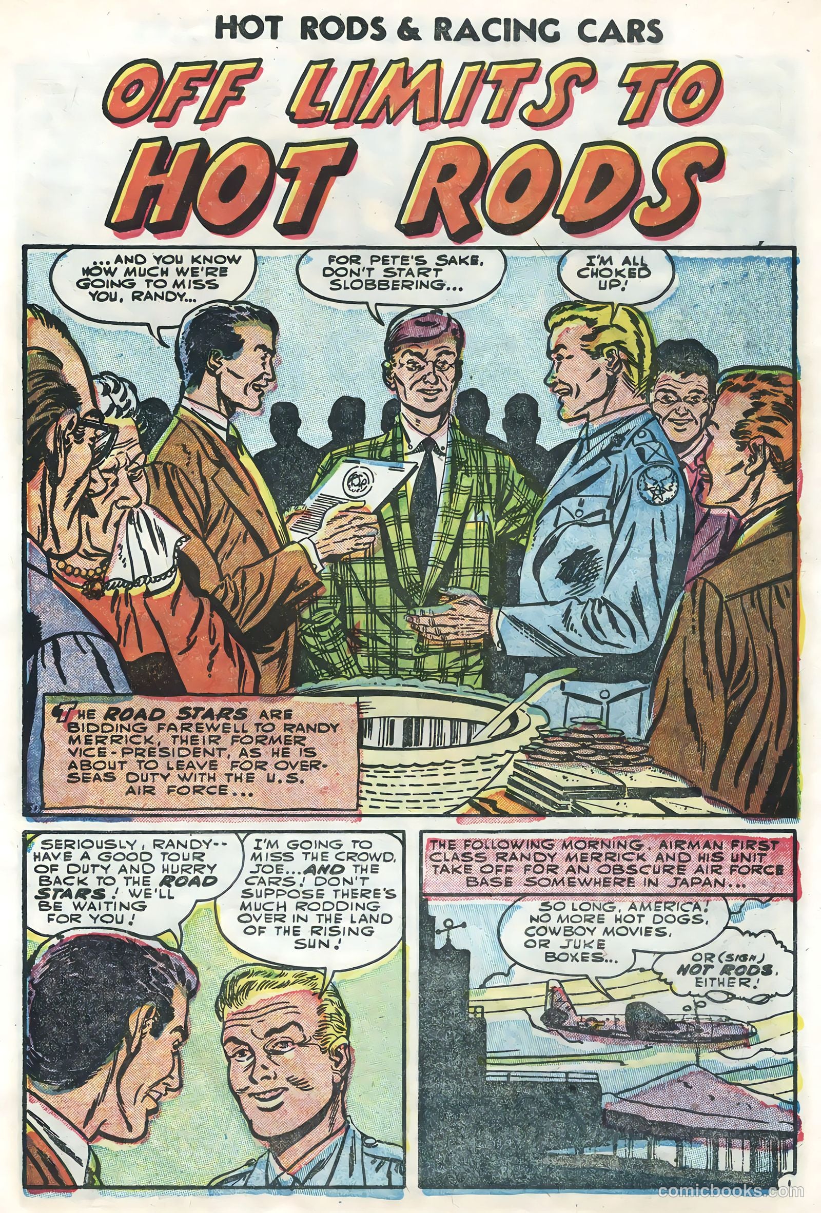 Hot Rods and Racing Cars #25 (1955) — page 11 of 36