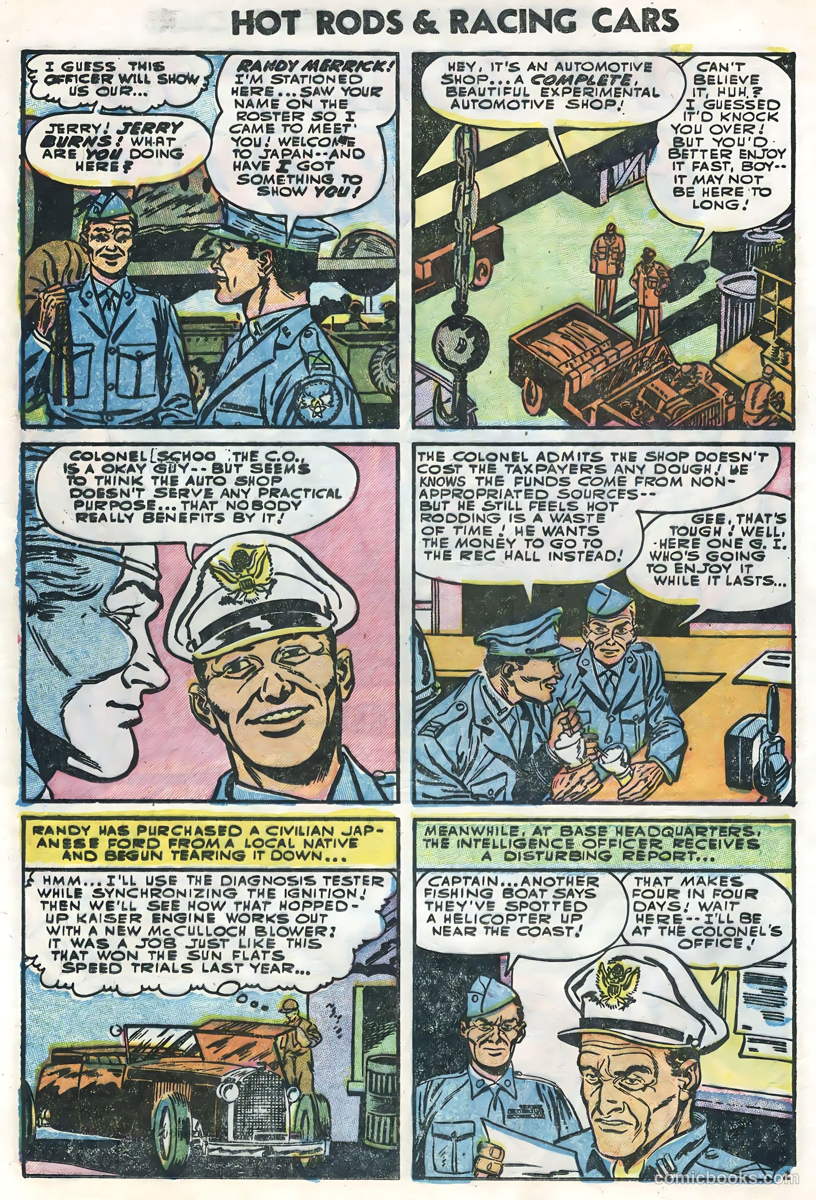 Hot Rods and Racing Cars #25 (1955) — page 12 of 36
