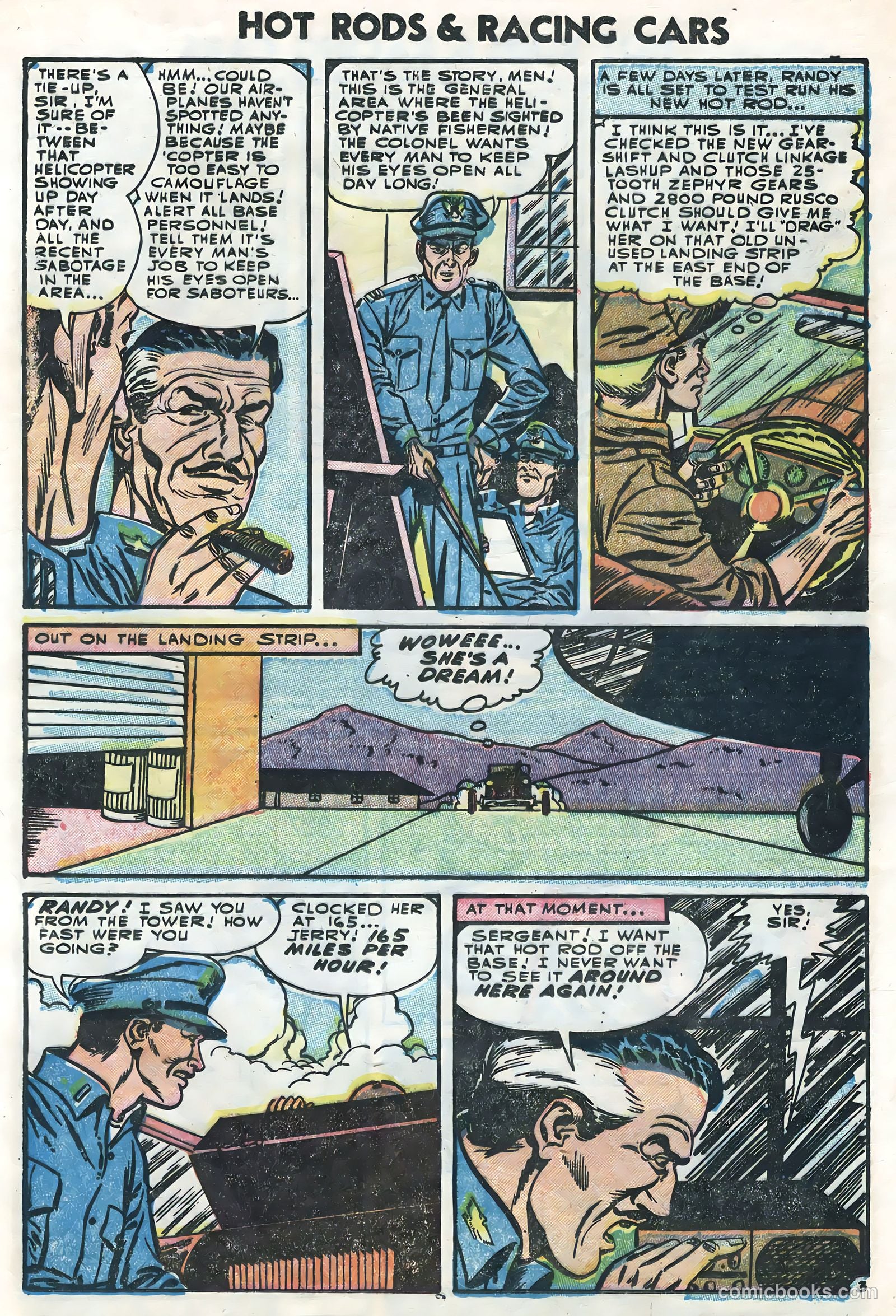 Hot Rods and Racing Cars #25 (1955) — page 13 of 36