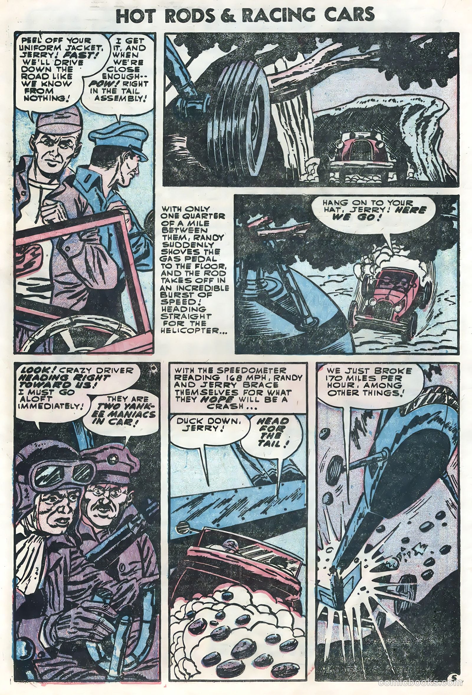 Hot Rods and Racing Cars #25 (1955) — page 16 of 36