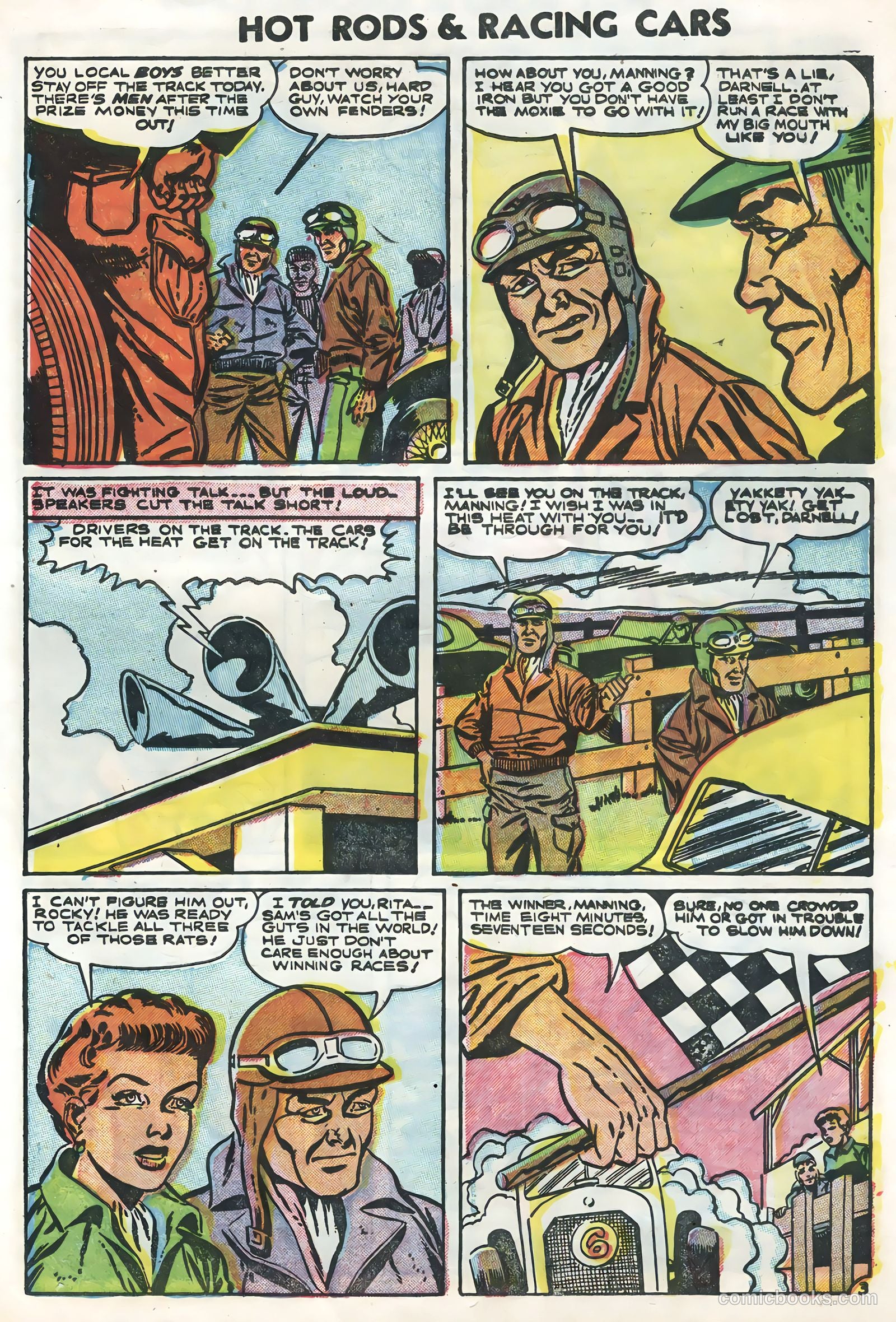 Hot Rods and Racing Cars #25 (1955) — page 23 of 36