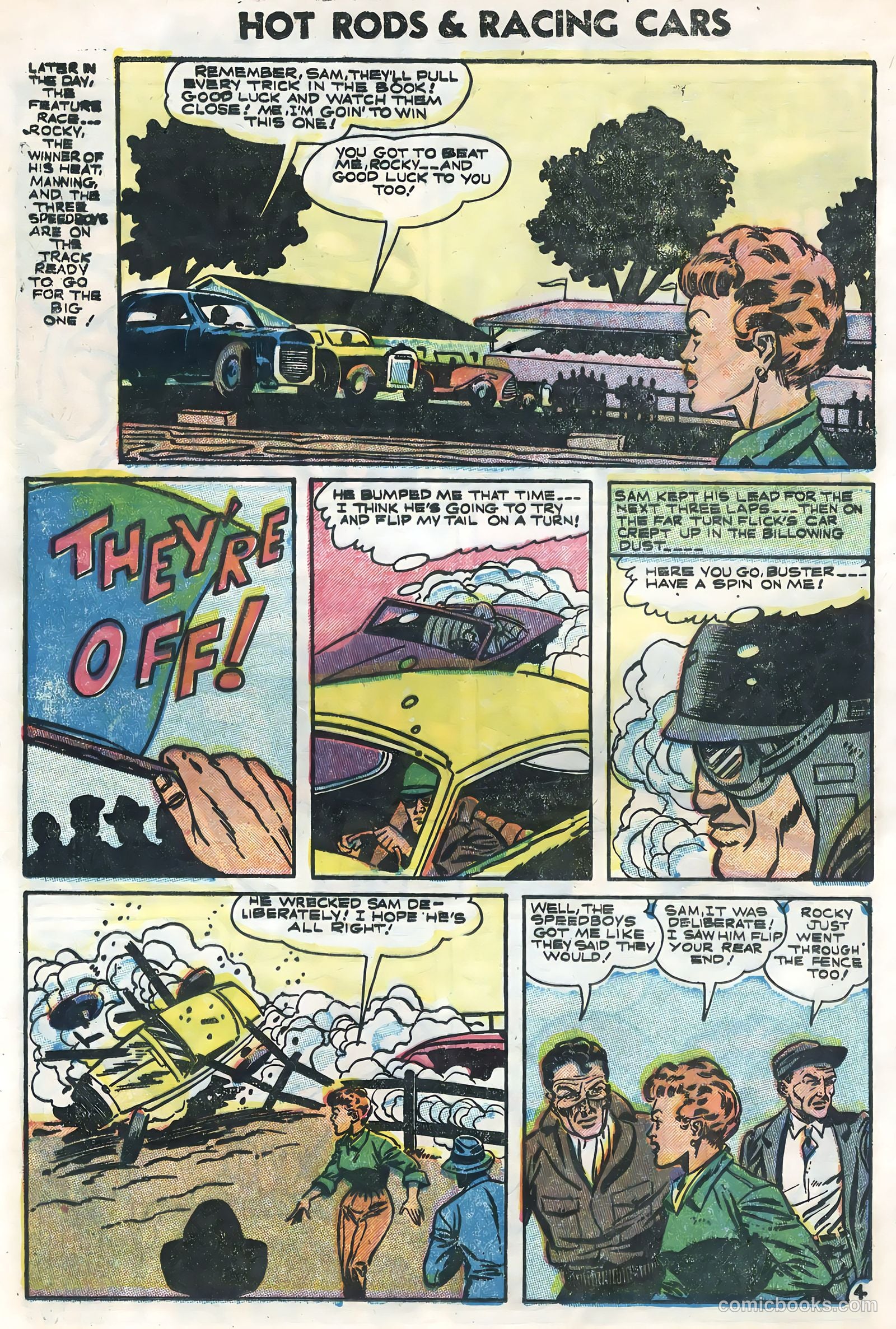 Hot Rods and Racing Cars #25 (1955) — page 24 of 36