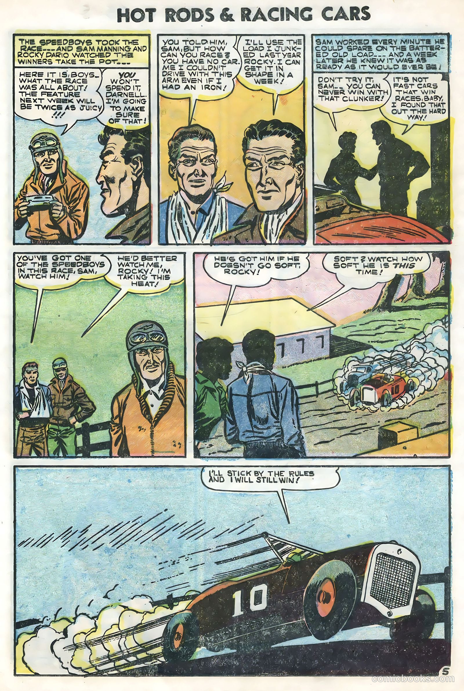 Hot Rods and Racing Cars #25 (1955) — page 25 of 36