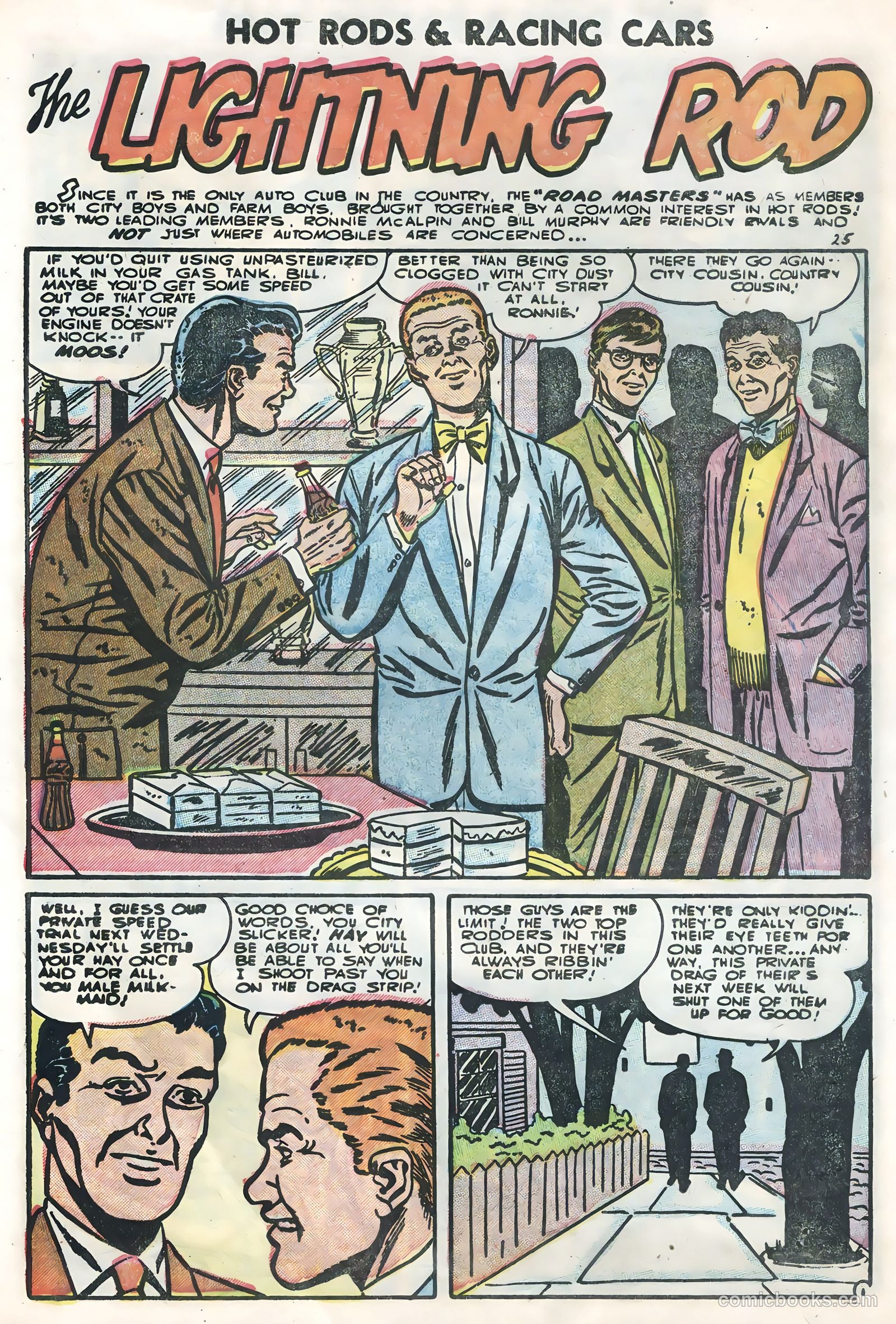 Hot Rods and Racing Cars #25 (1955) — page 27 of 36