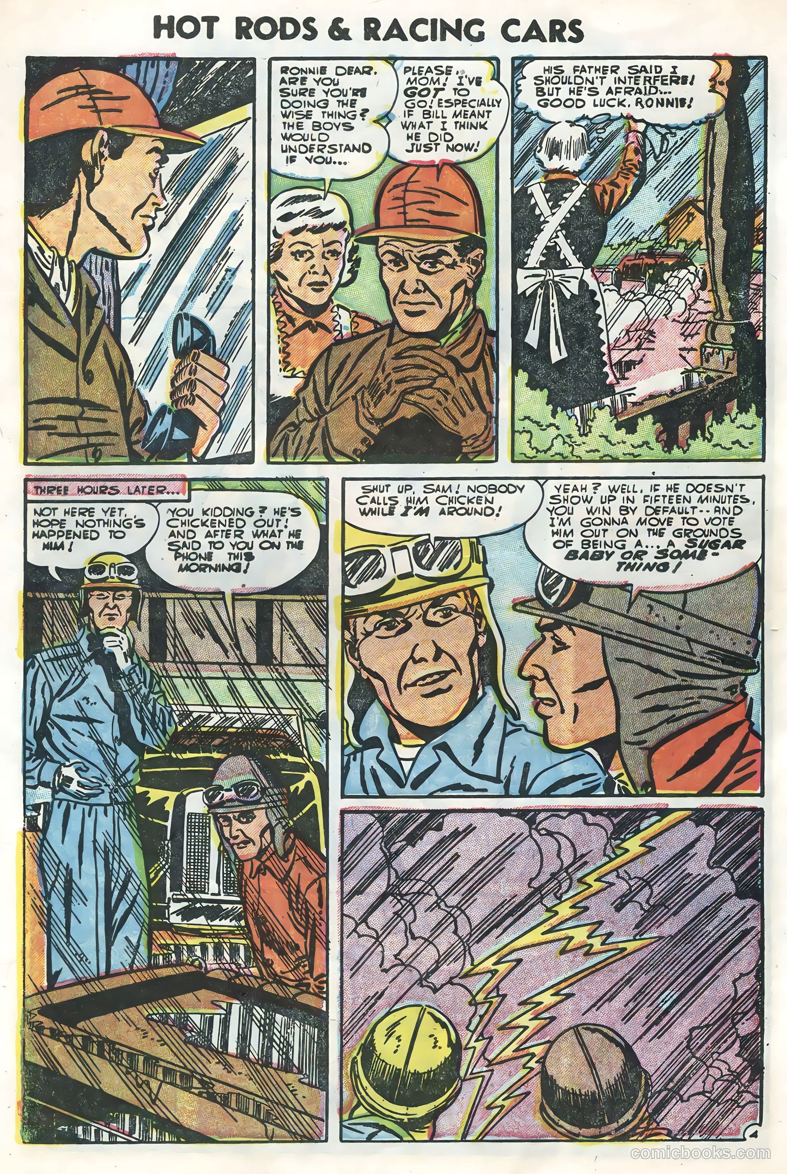 Hot Rods and Racing Cars #25 (1955) — page 30 of 36