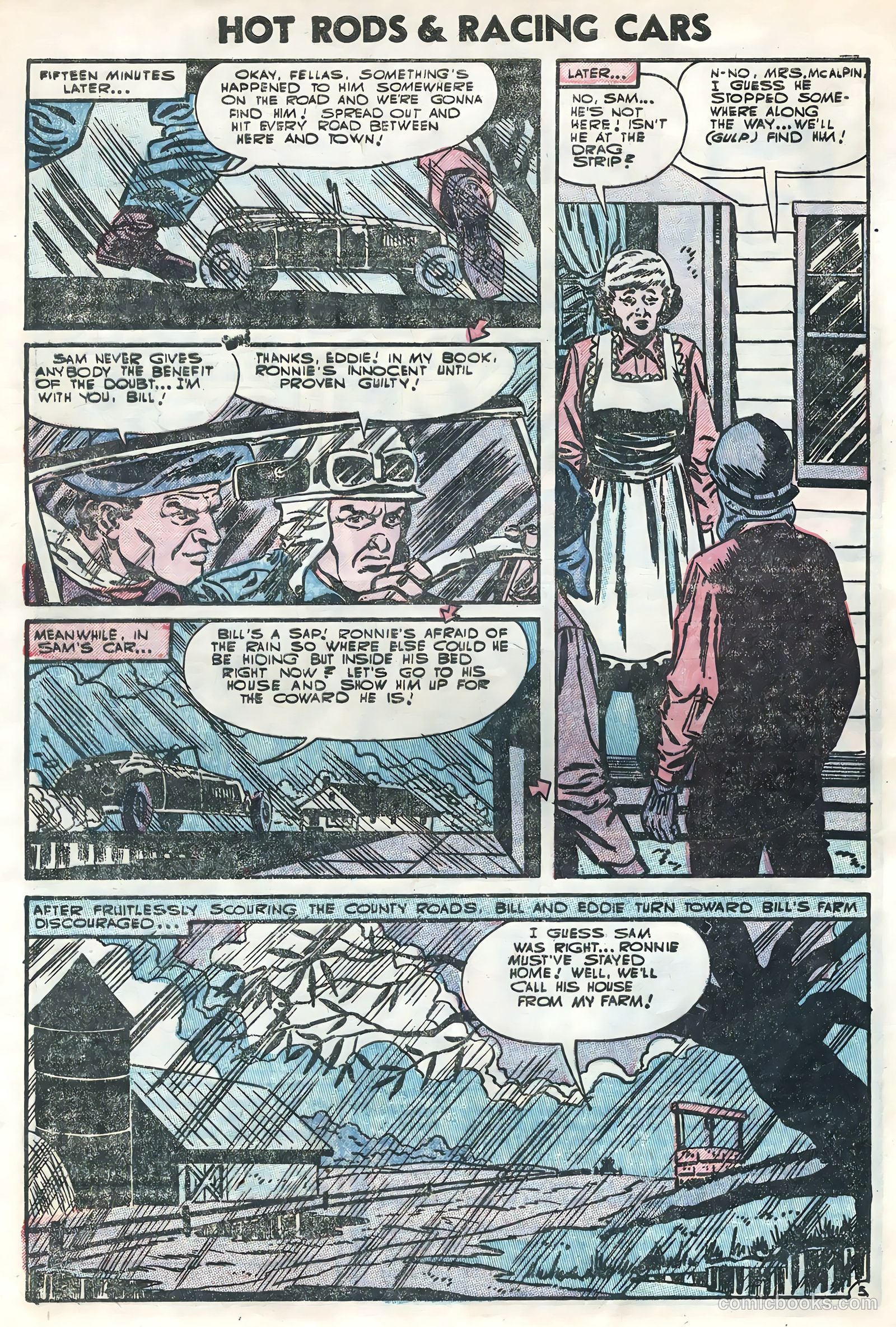 Hot Rods and Racing Cars #25 (1955) — page 32 of 36