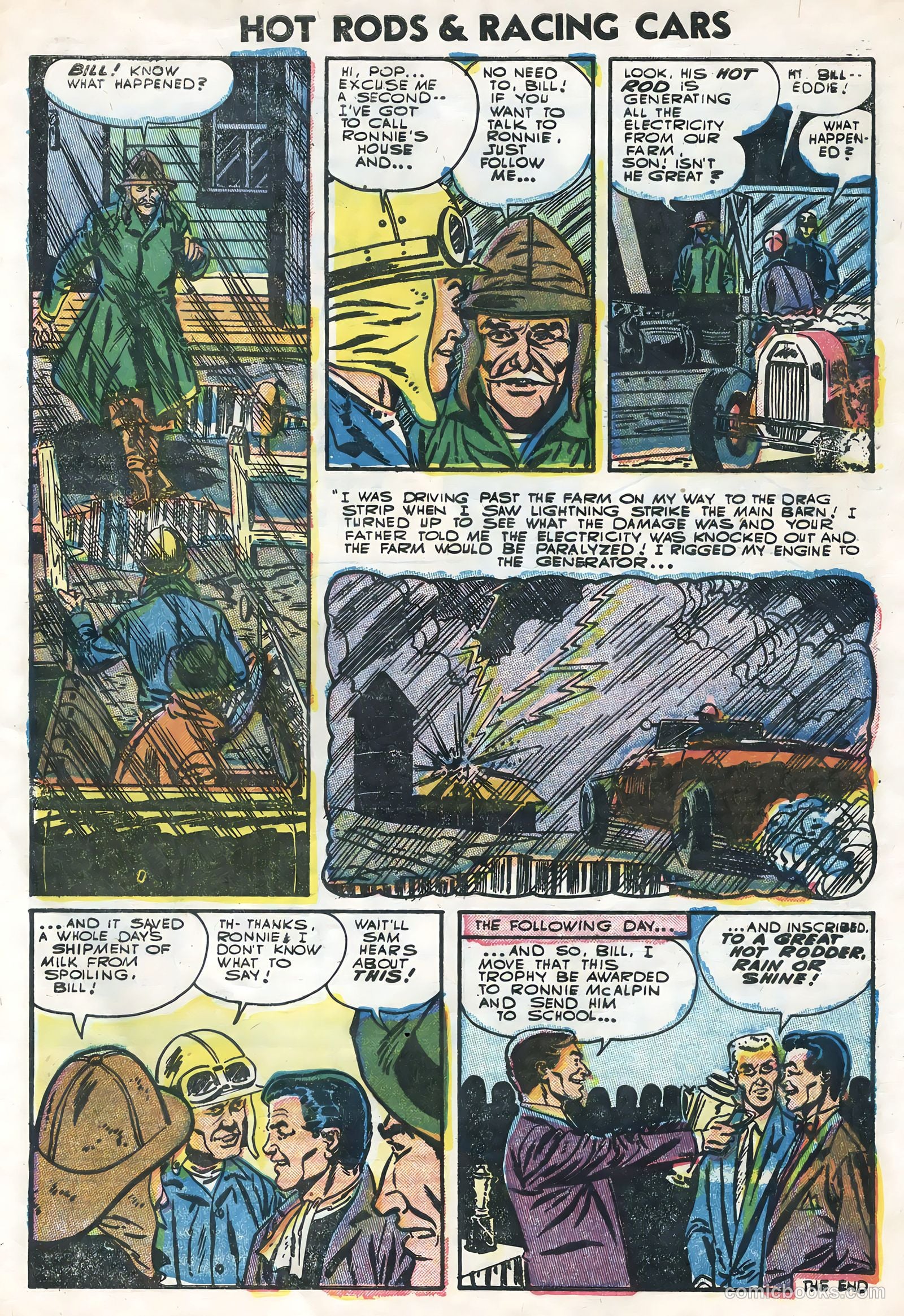 Hot Rods and Racing Cars #25 (1955) — page 33 of 36