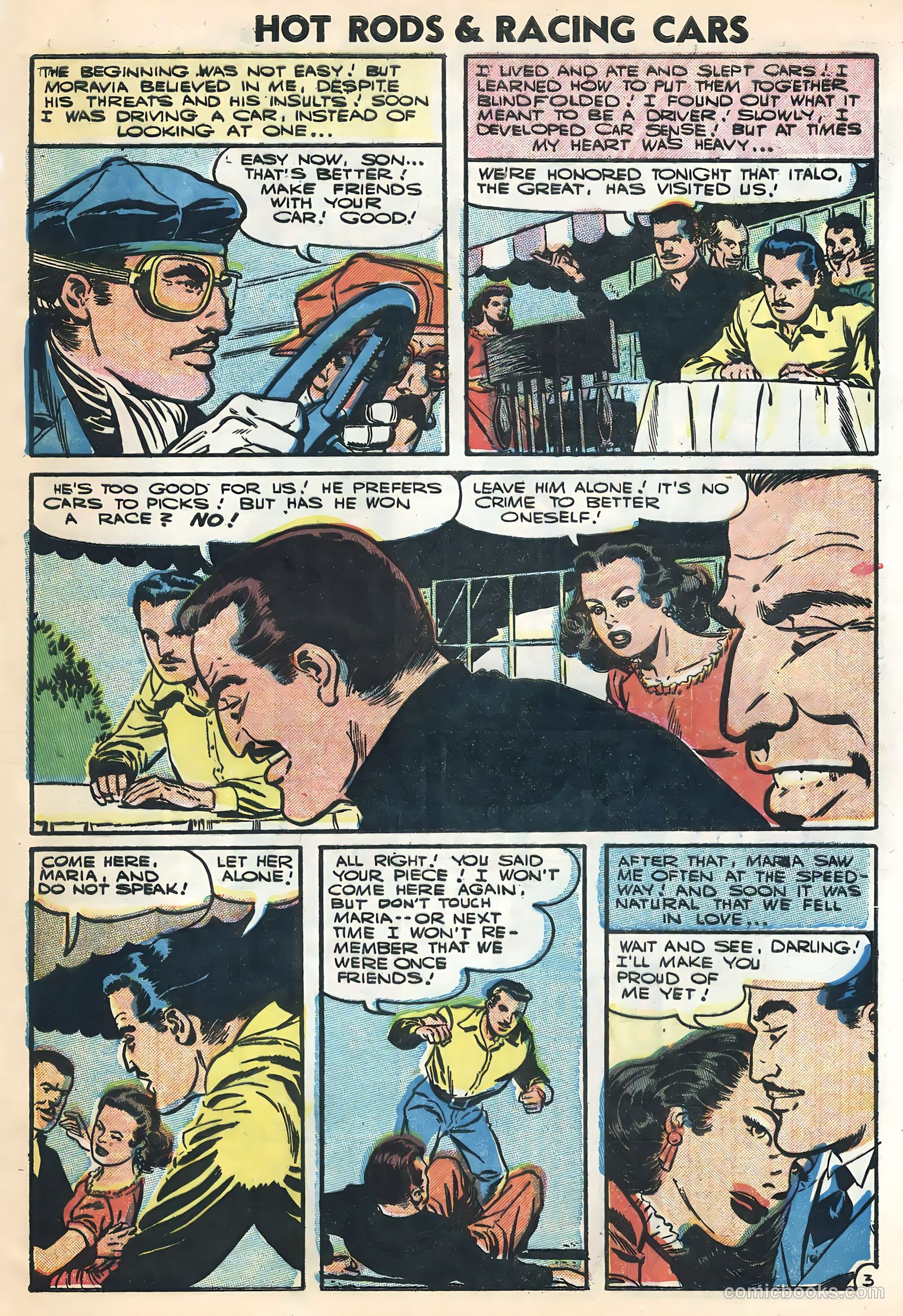 Hot Rods and Racing Cars #26 (1956) — page 5 of 36