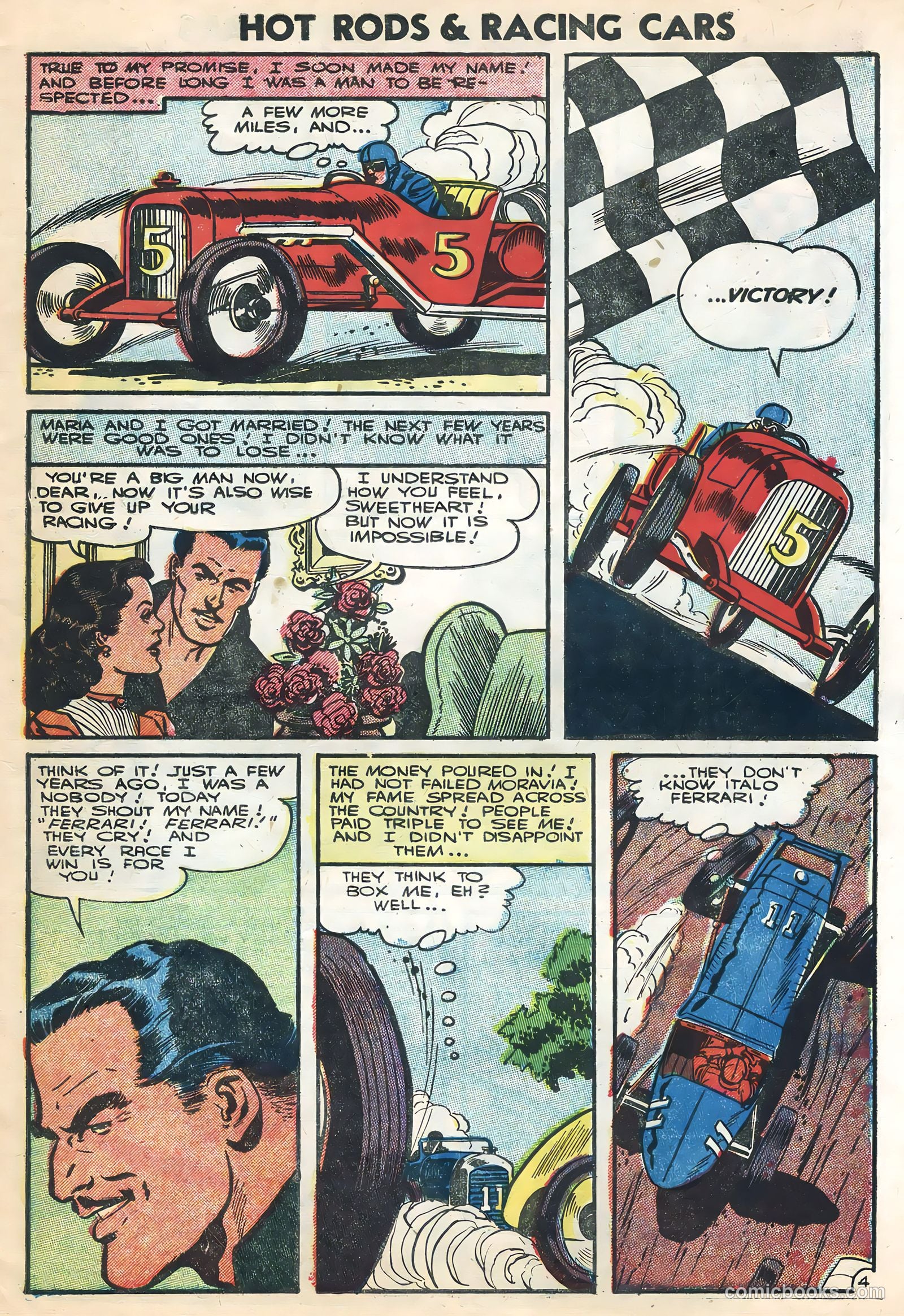 Hot Rods and Racing Cars #26 (1956) — page 7 of 36
