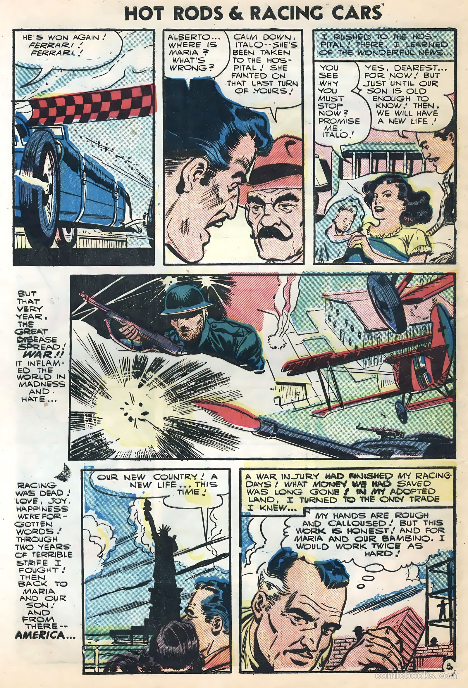 Hot Rods and Racing Cars #26 (1956) — page 8 of 36