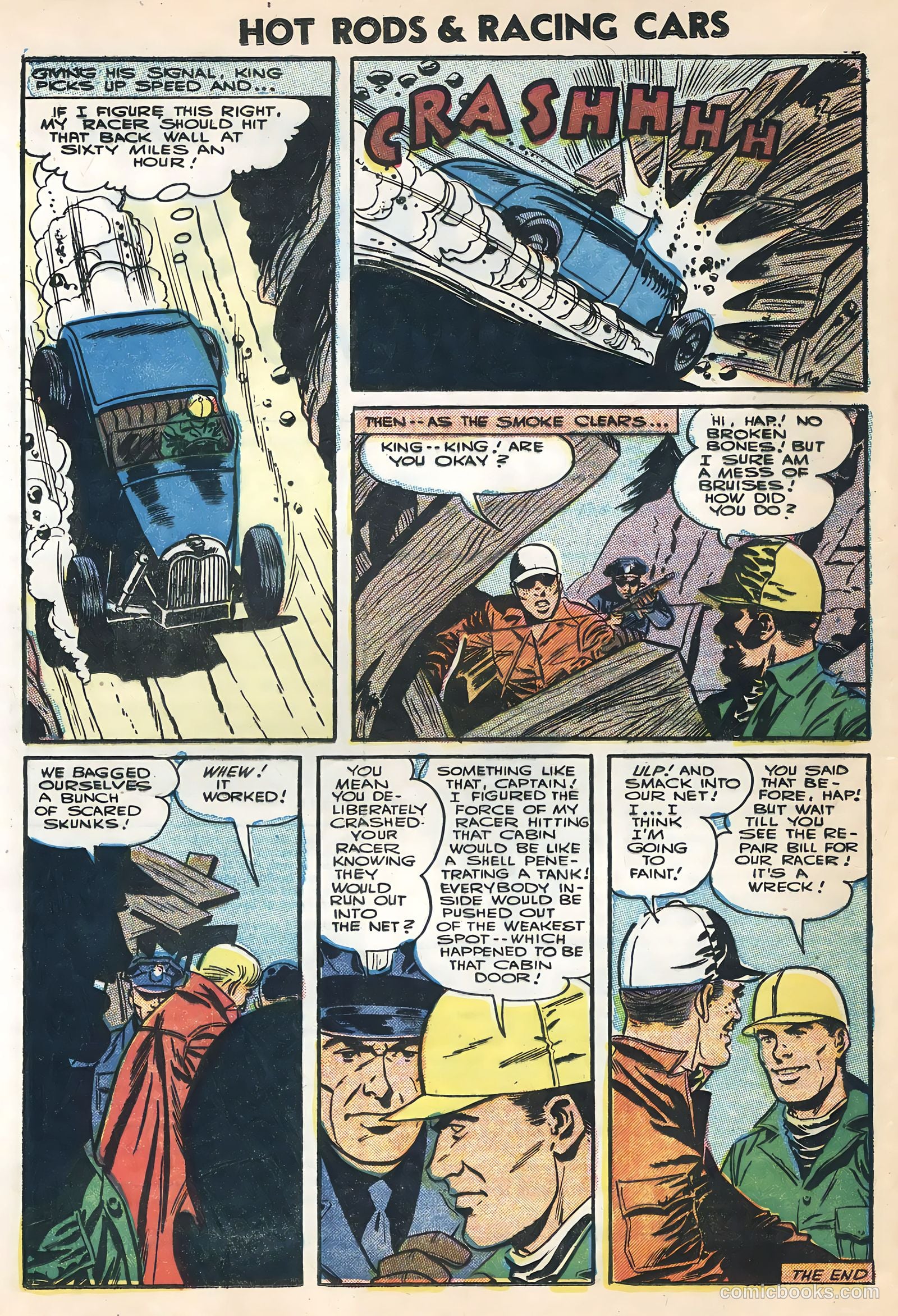 Hot Rods and Racing Cars #26 (1956) — page 16 of 36