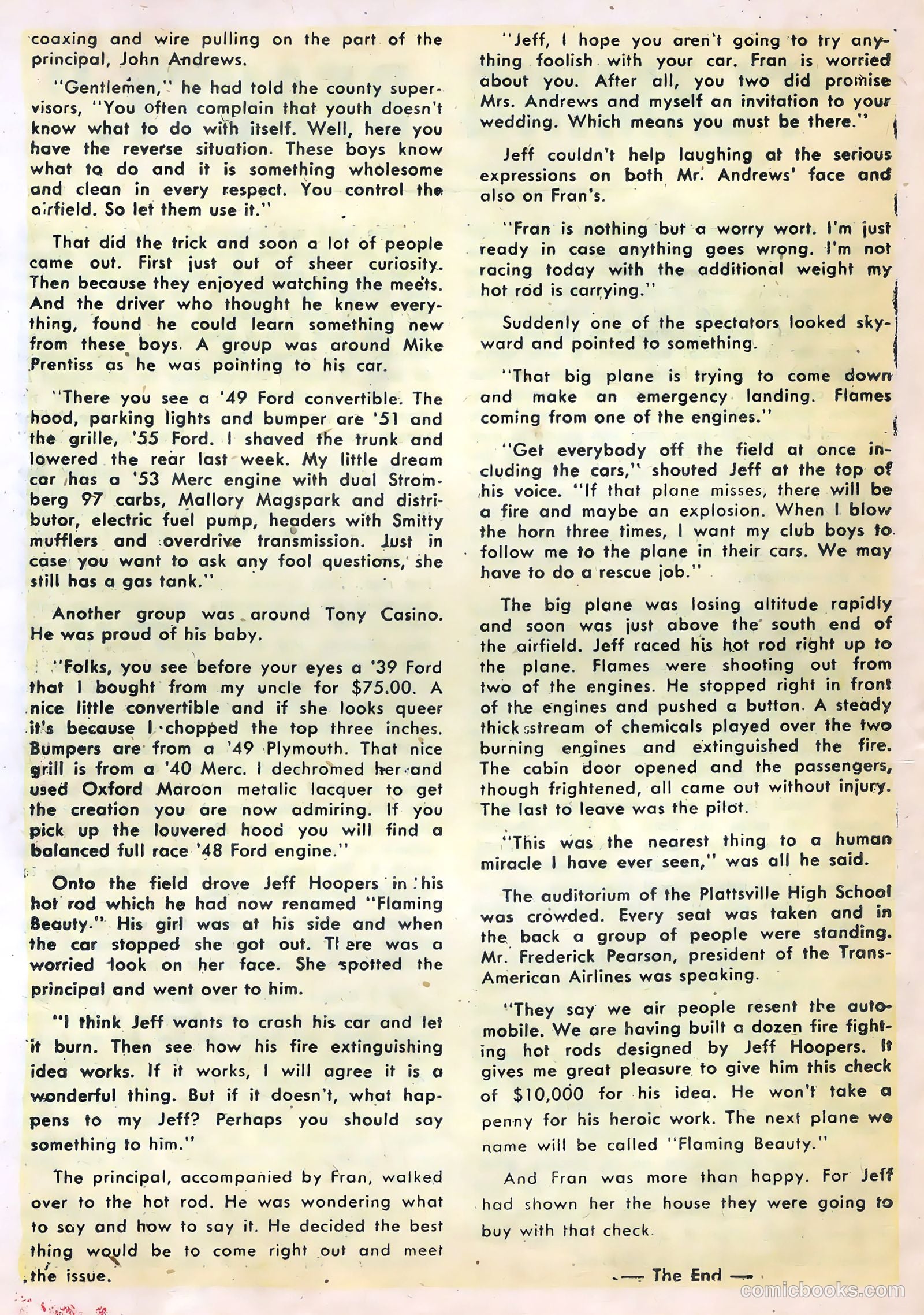 Hot Rods and Racing Cars #26 (1956) — page 18 of 36