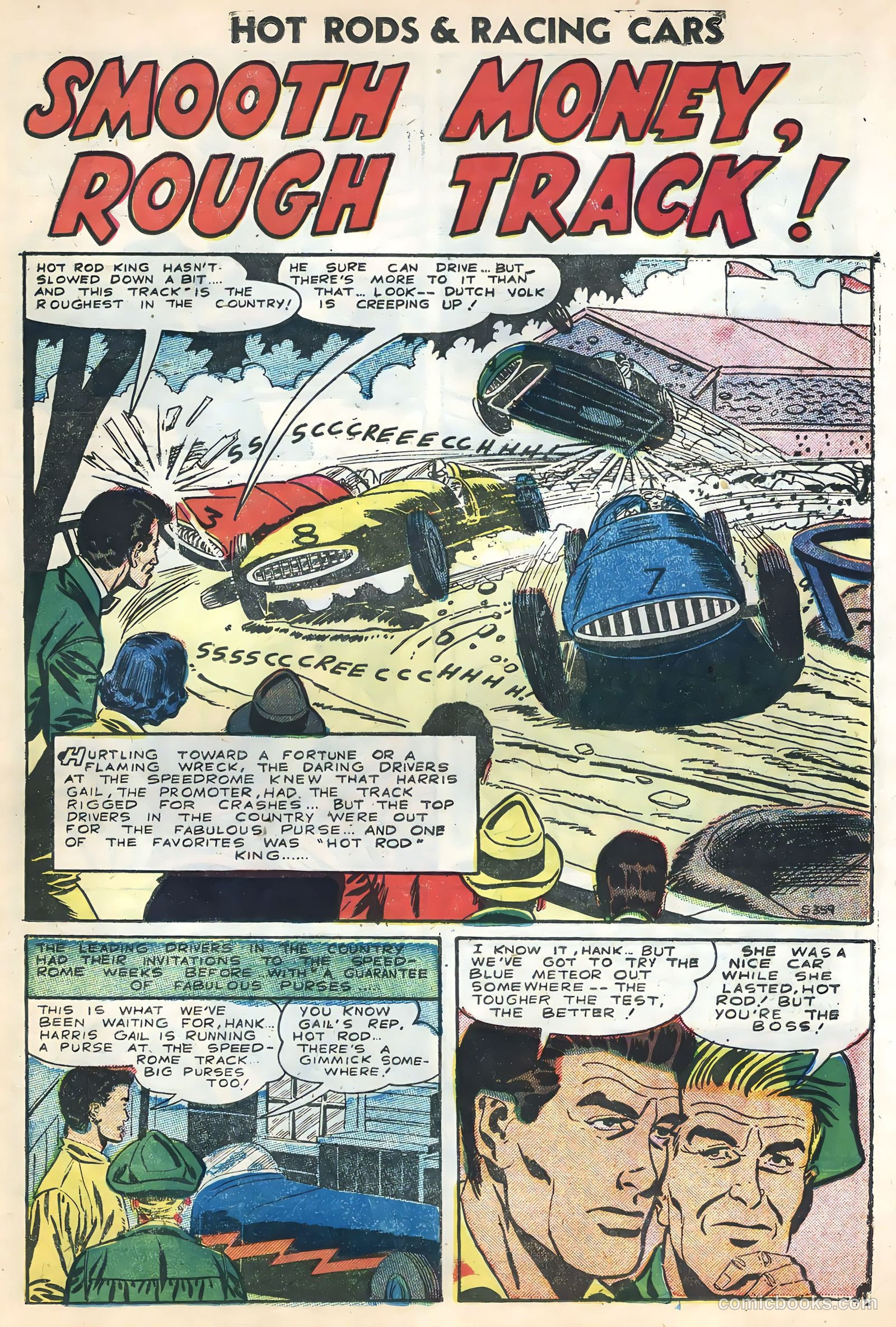 Hot Rods and Racing Cars #26 (1956) — page 19 of 36
