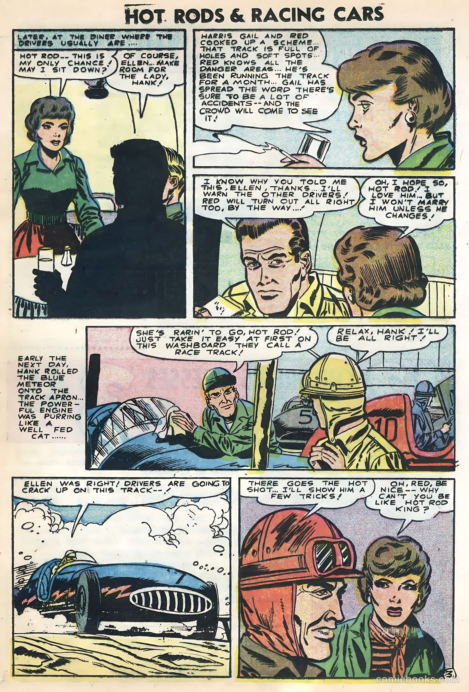 Hot Rods and Racing Cars #26 (1956) — page 21 of 36