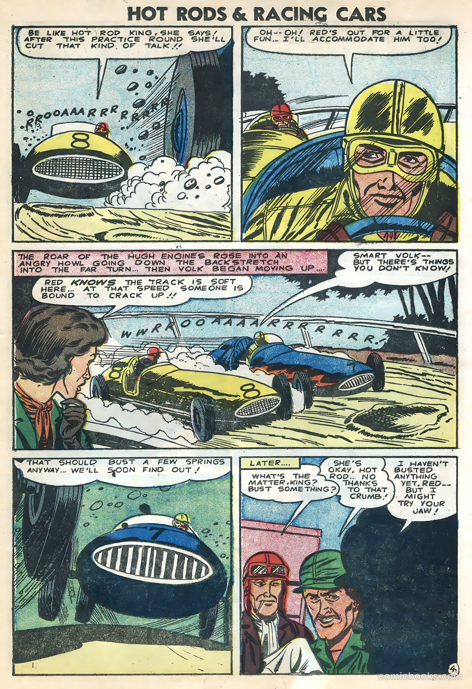 Hot Rods and Racing Cars #26 (1956) — page 23 of 36