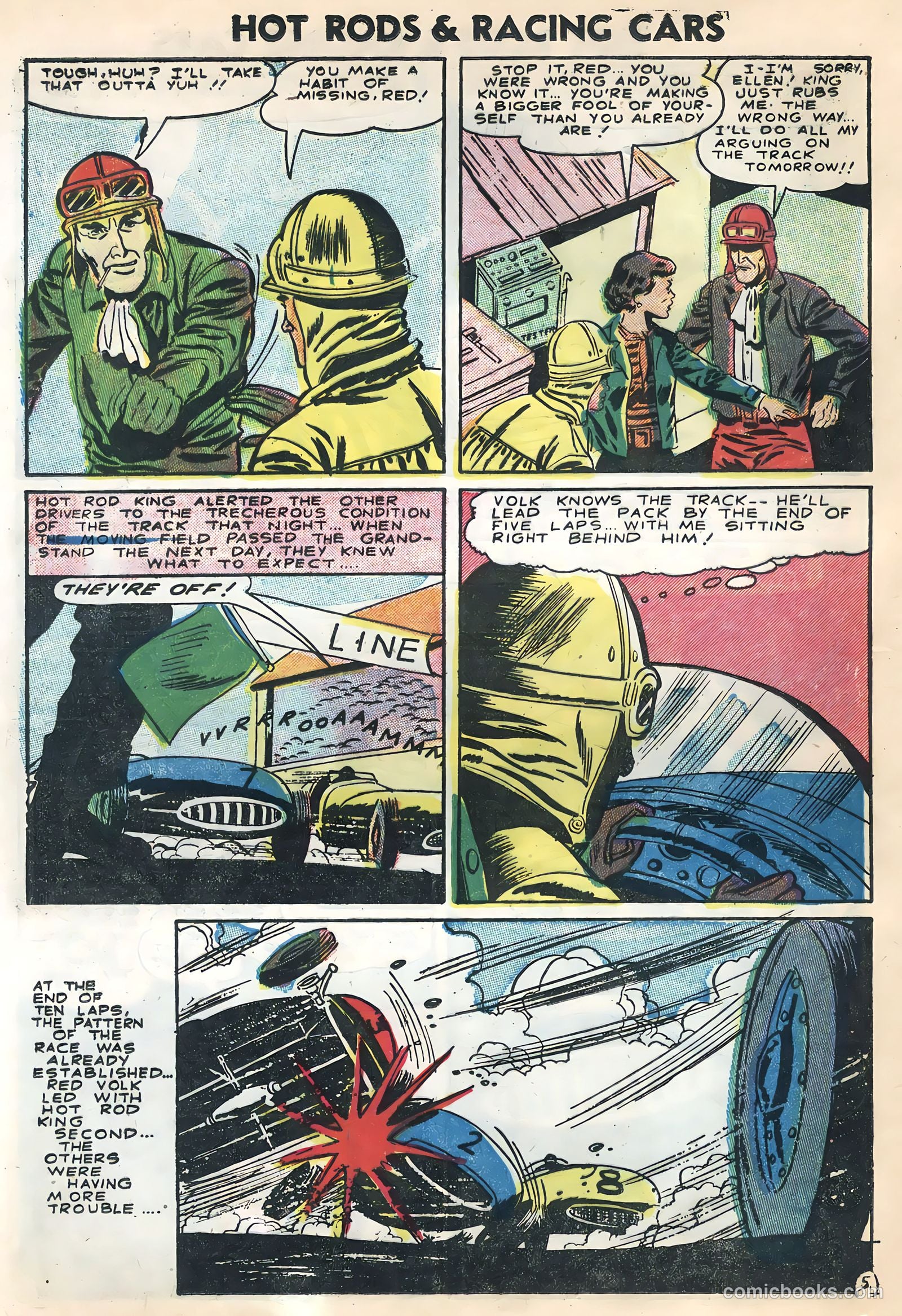 Hot Rods and Racing Cars #26 (1956) — page 24 of 36