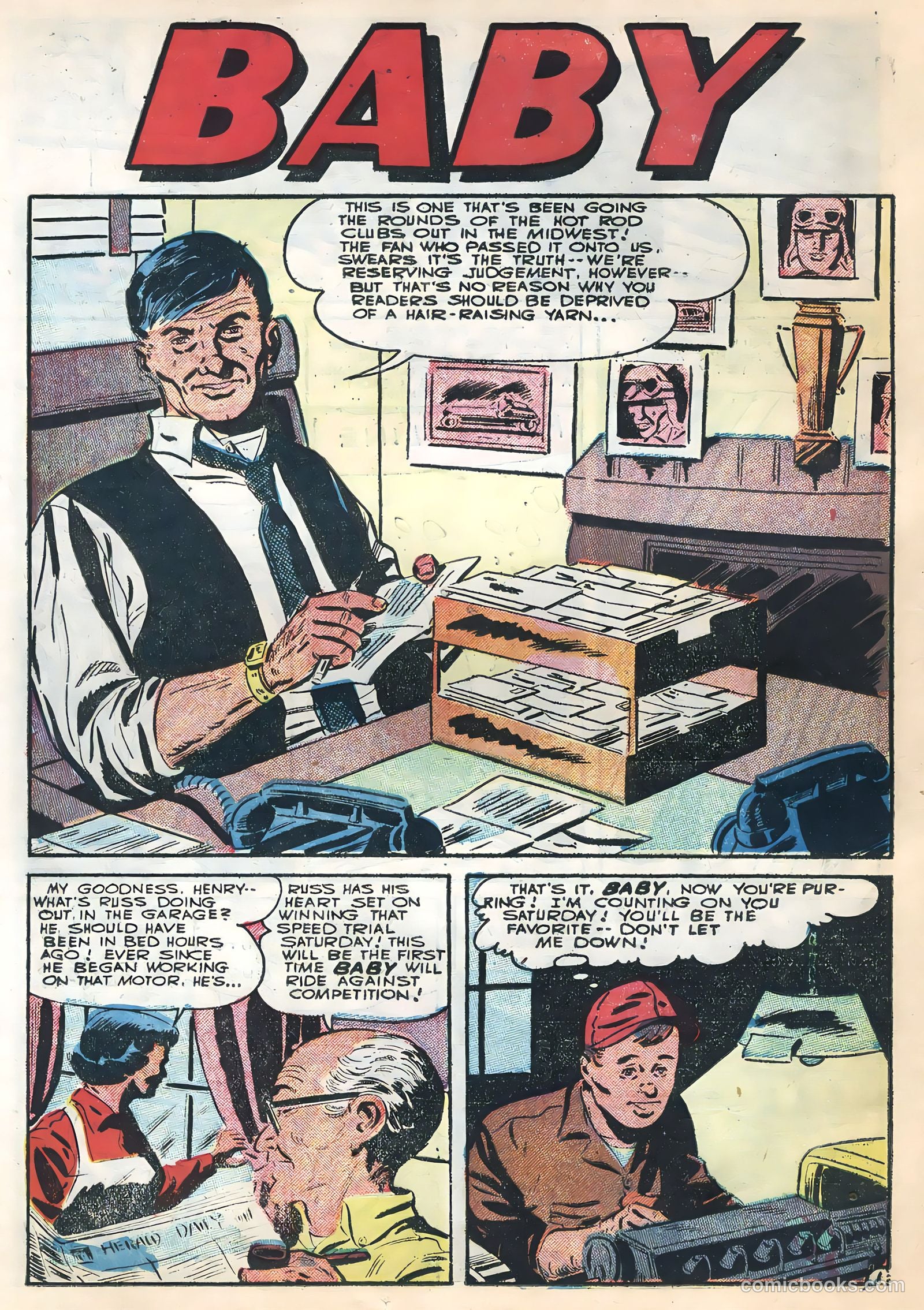 Hot Rods and Racing Cars #26 (1956) — page 26 of 36