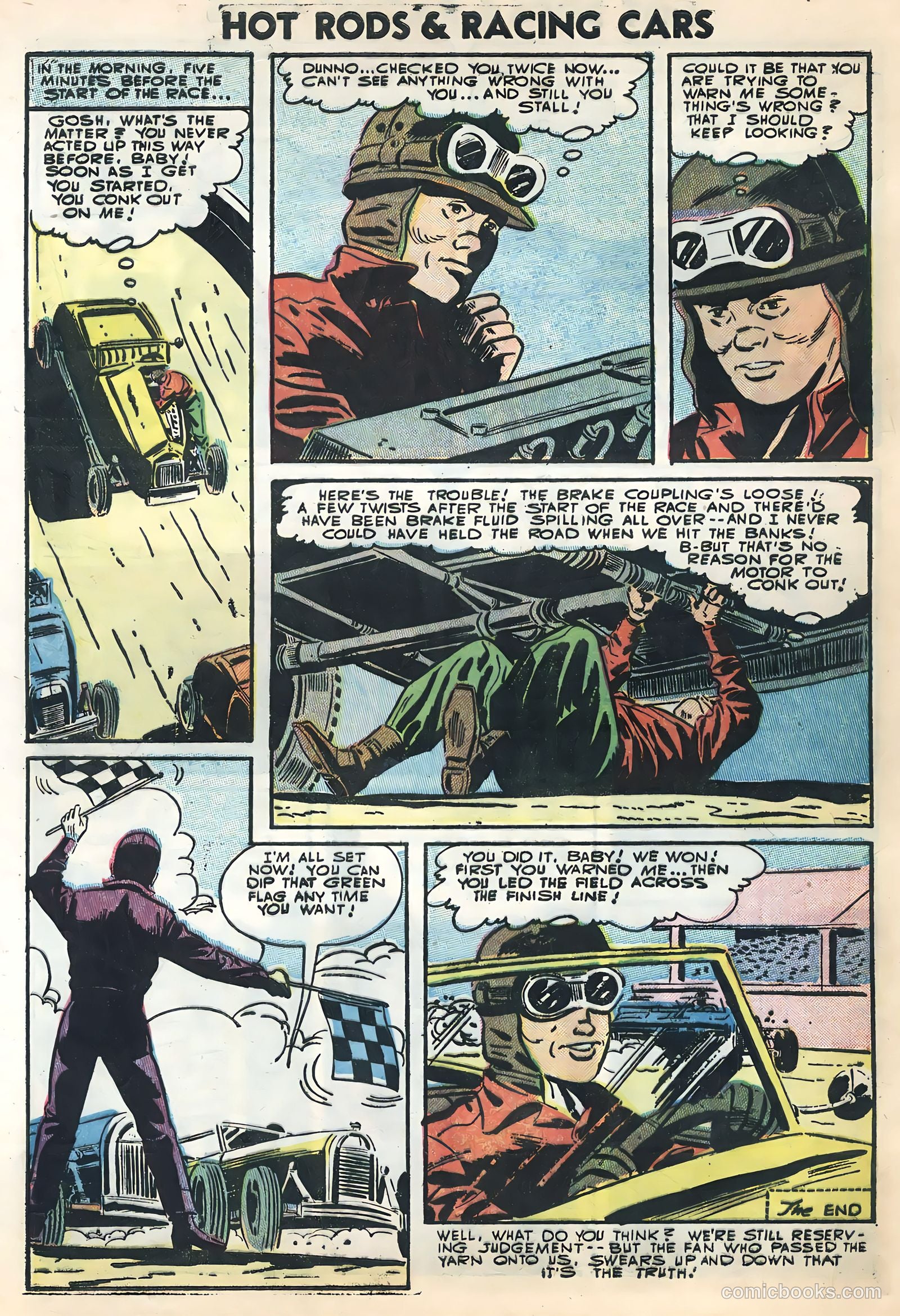 Hot Rods and Racing Cars #26 (1956) — page 28 of 36