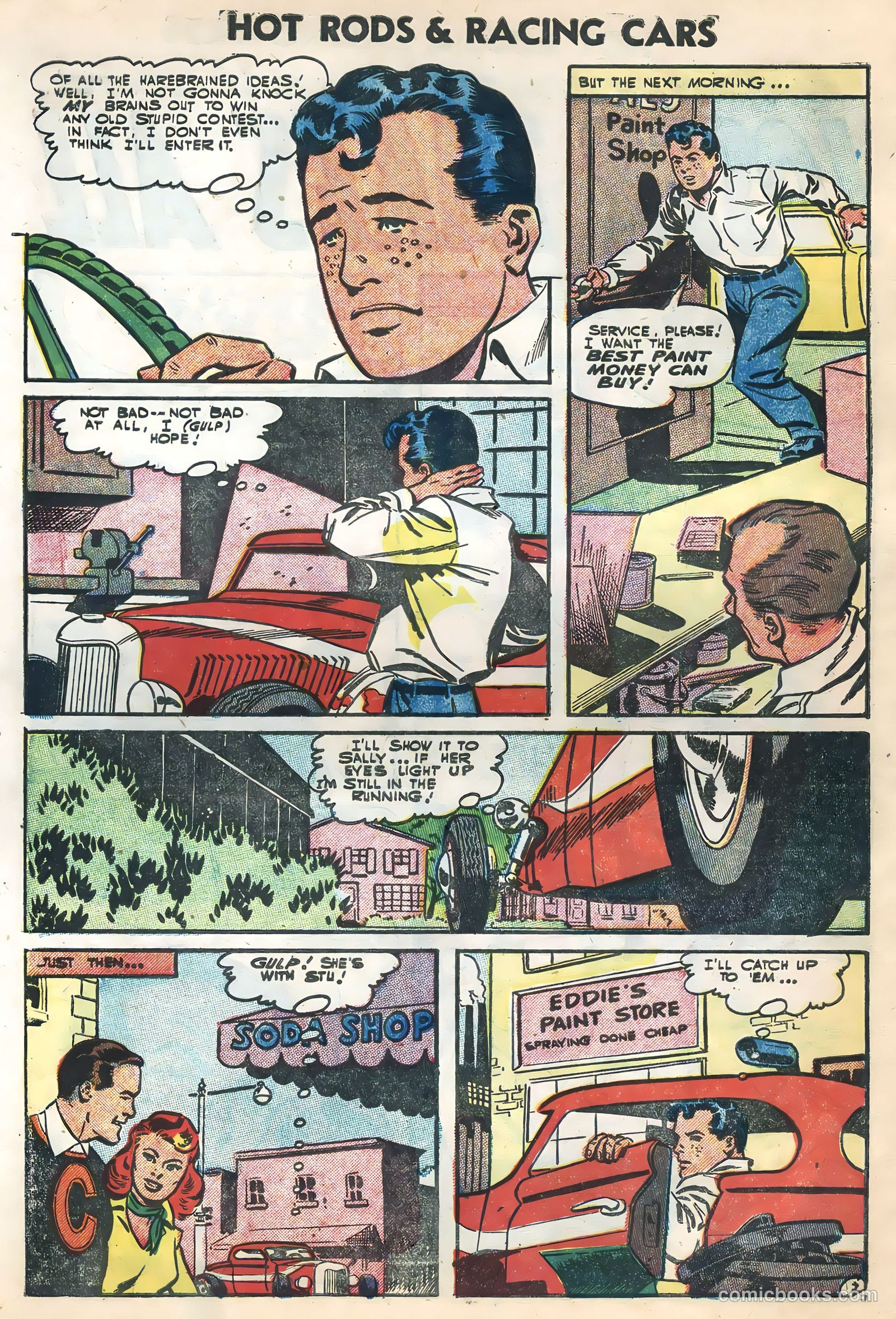 Hot Rods and Racing Cars #26 (1956) — page 30 of 36