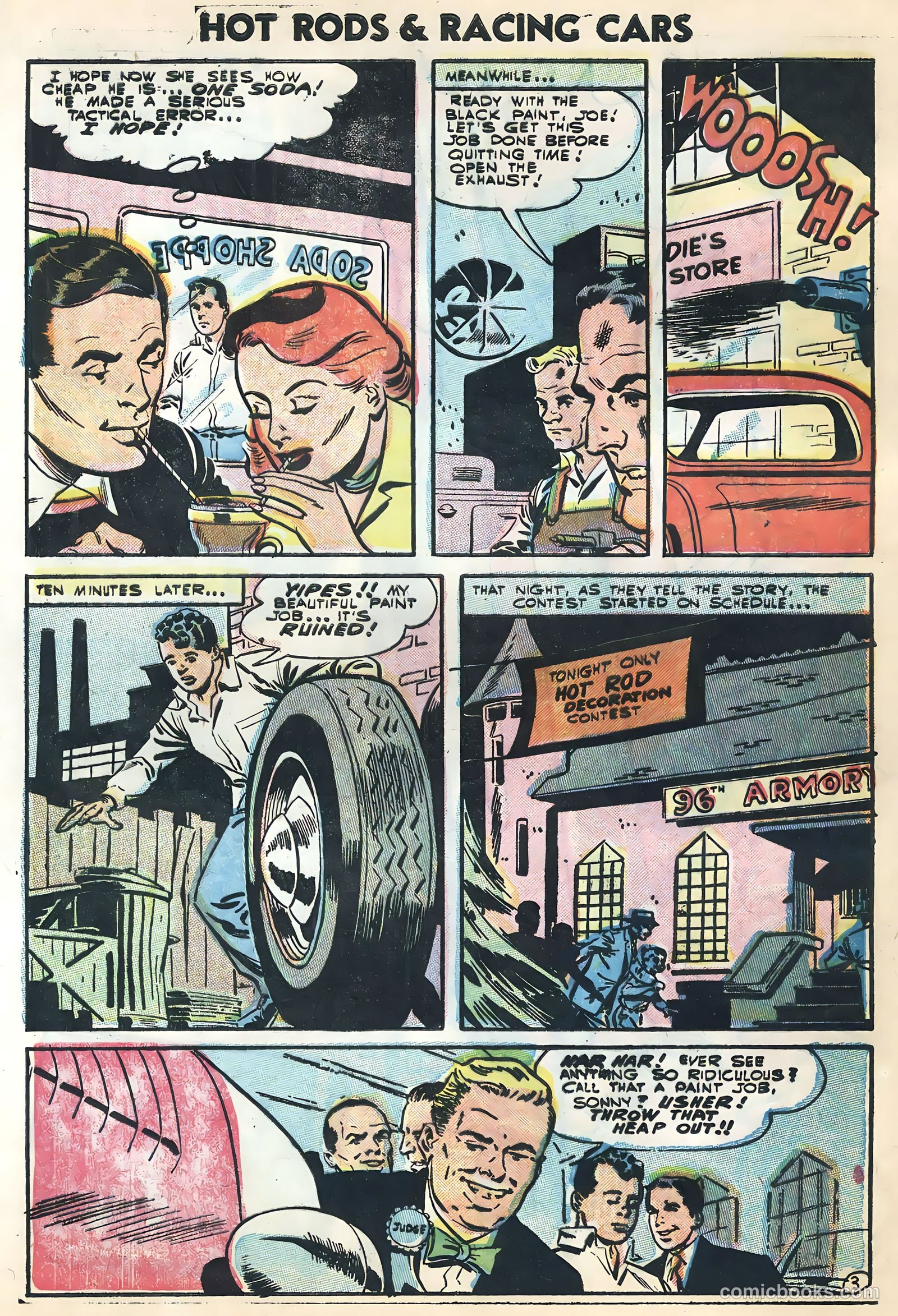 Hot Rods and Racing Cars #26 (1956) — page 32 of 36