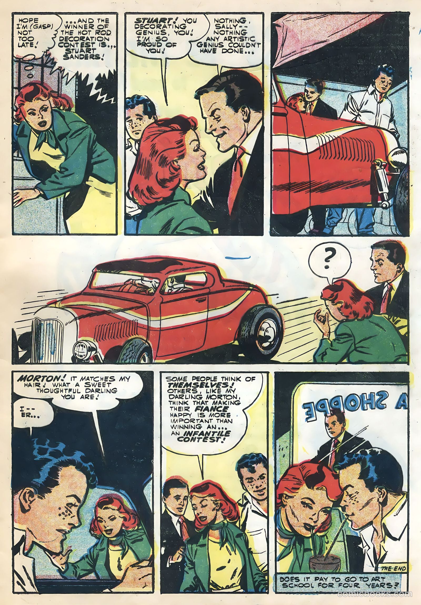 Hot Rods and Racing Cars #26 (1956) — page 33 of 36
