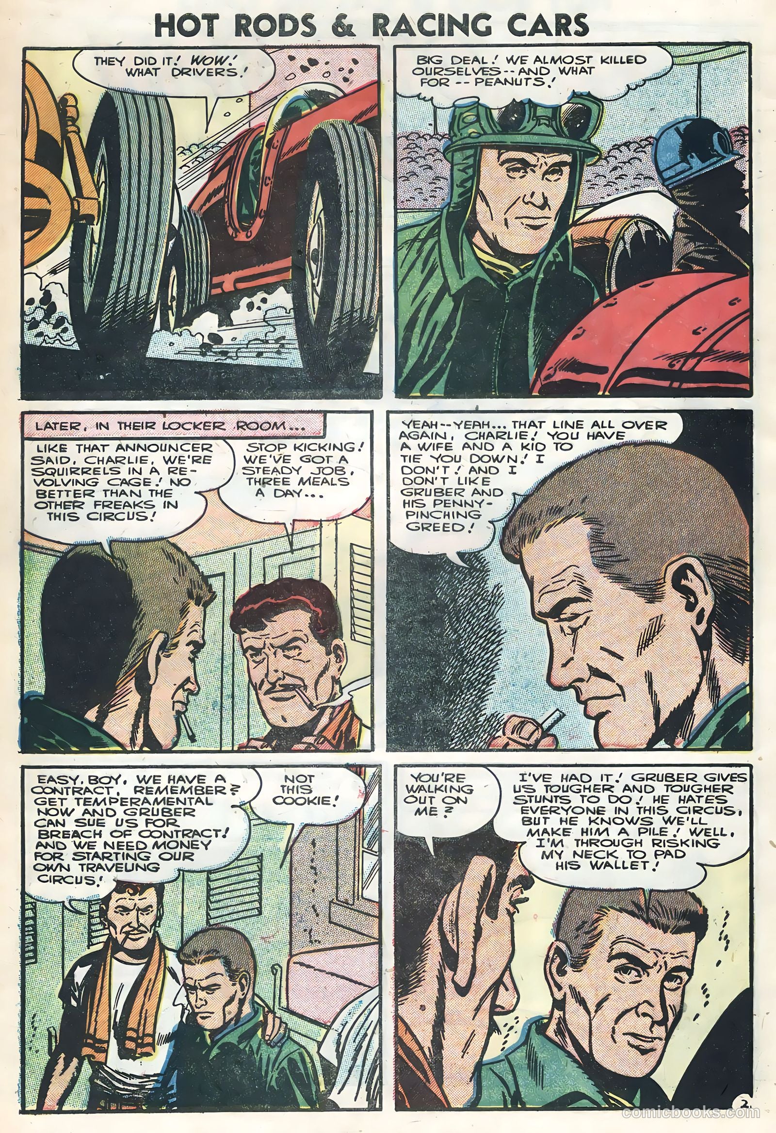 Hot Rods and Racing Cars #27 (1956) — page 4 of 36