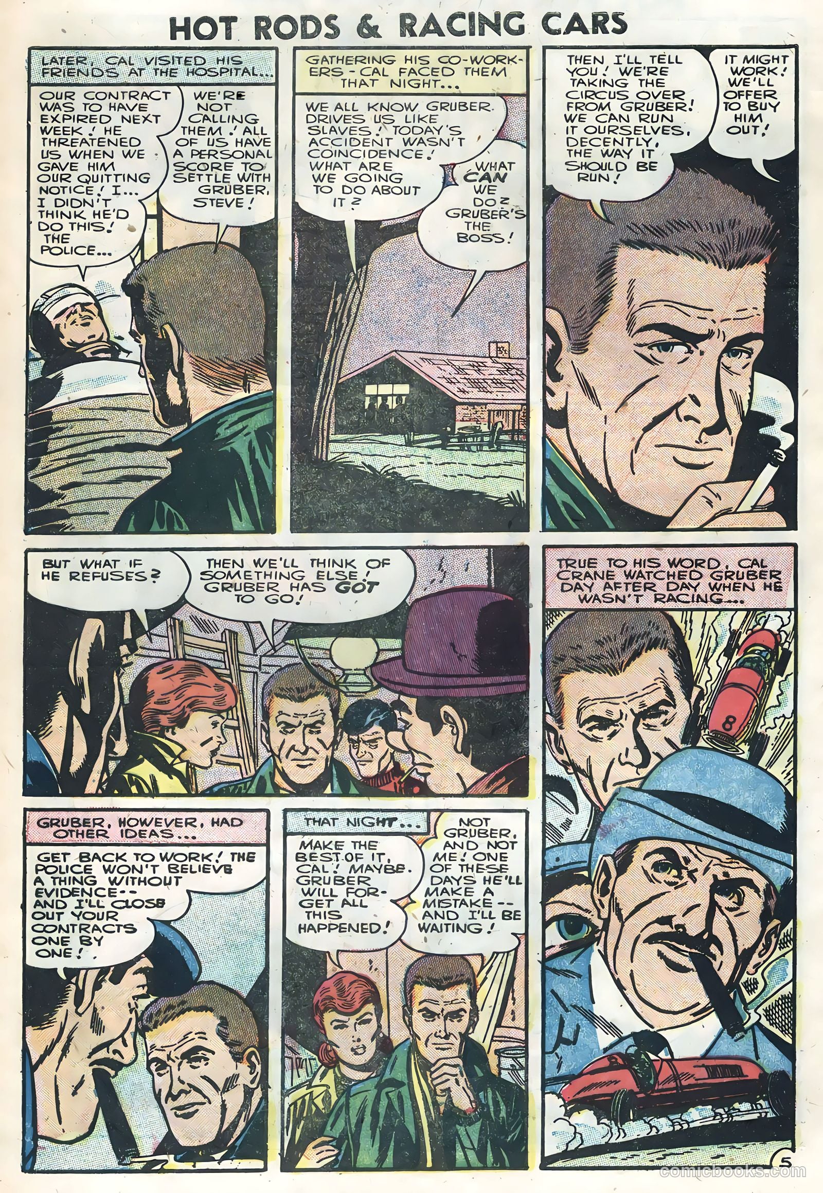 Hot Rods and Racing Cars #27 (1956) — page 8 of 36