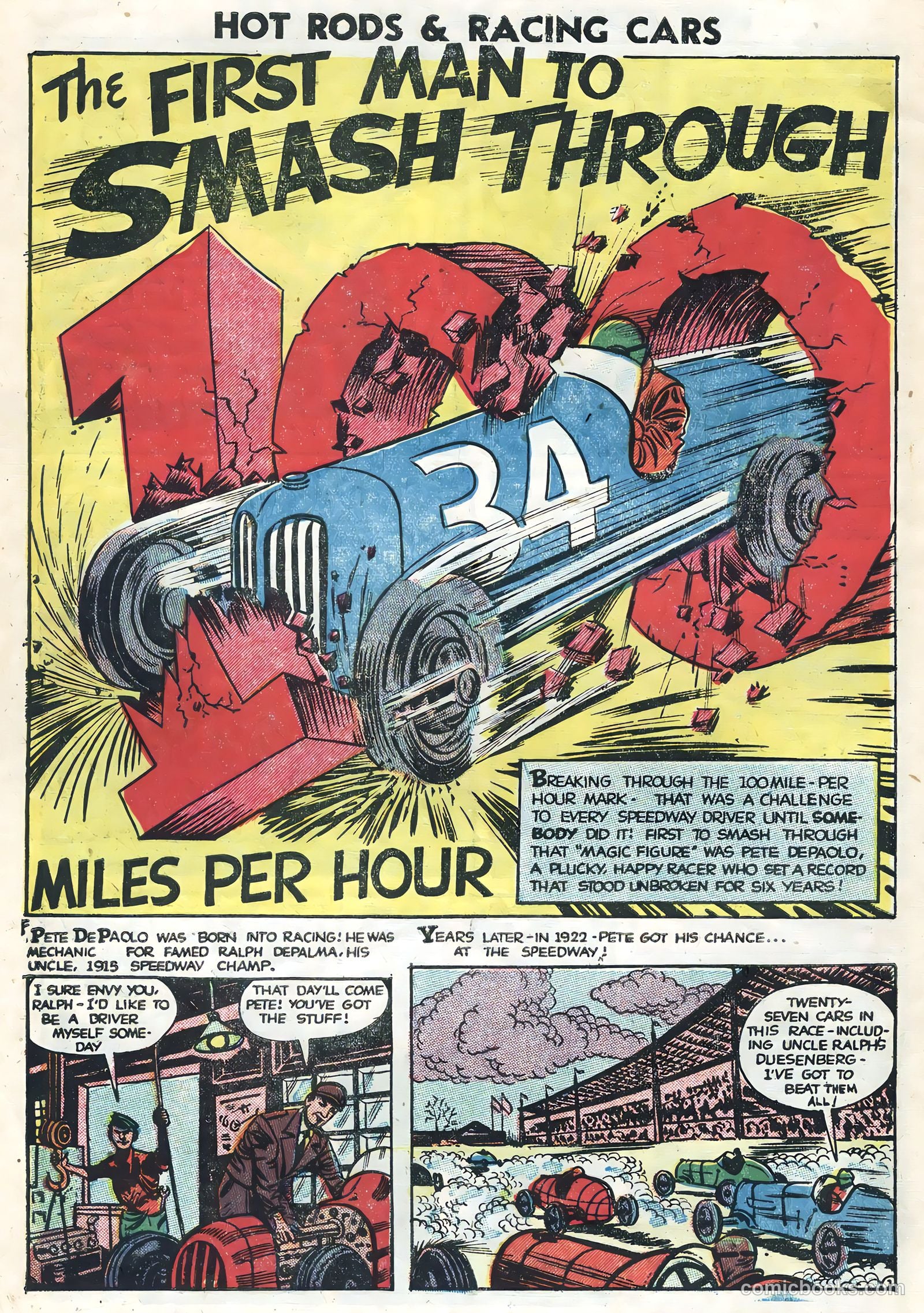 Hot Rods and Racing Cars #27 (1956) — page 10 of 36