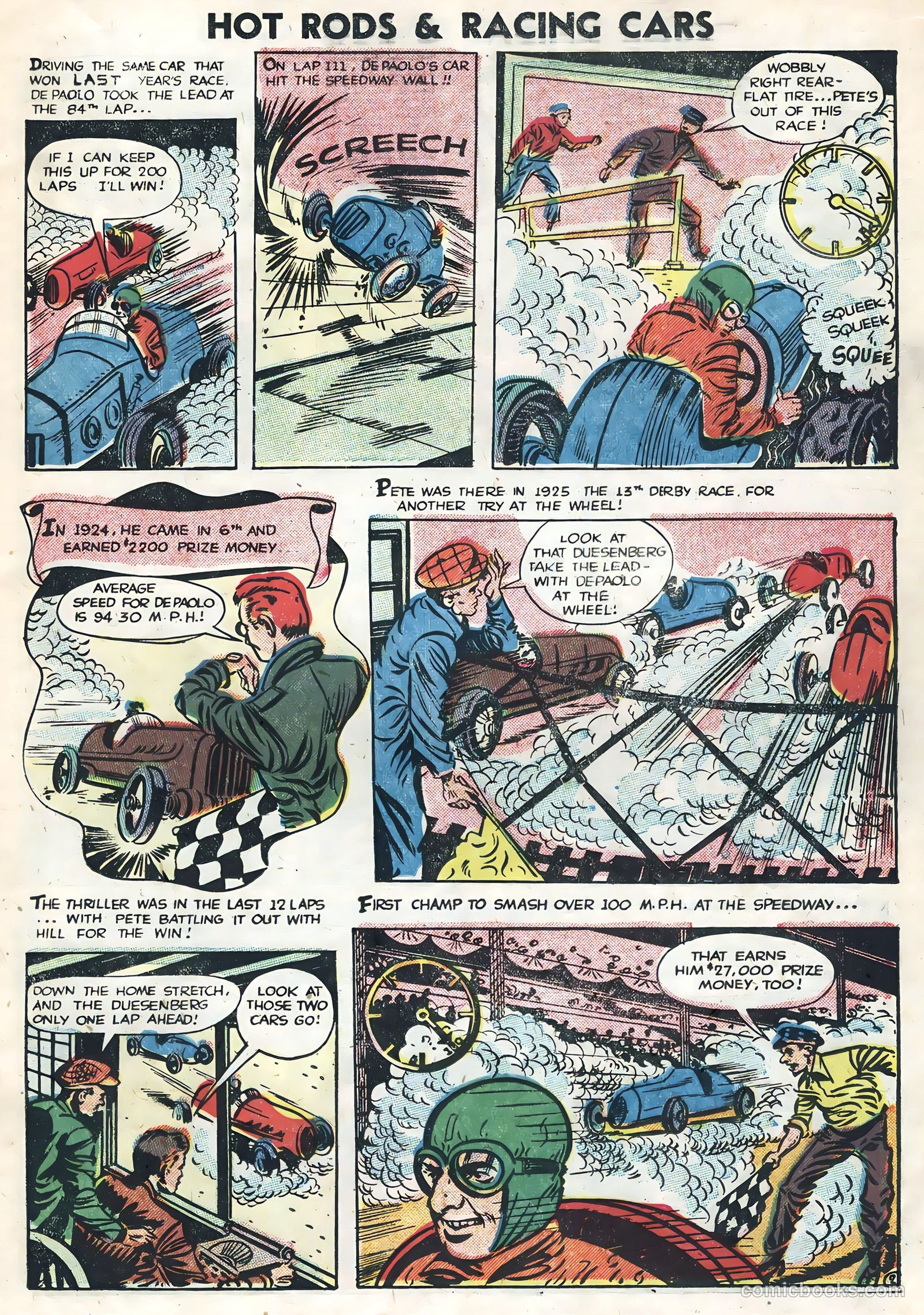 Hot Rods and Racing Cars #27 (1956) — page 11 of 36