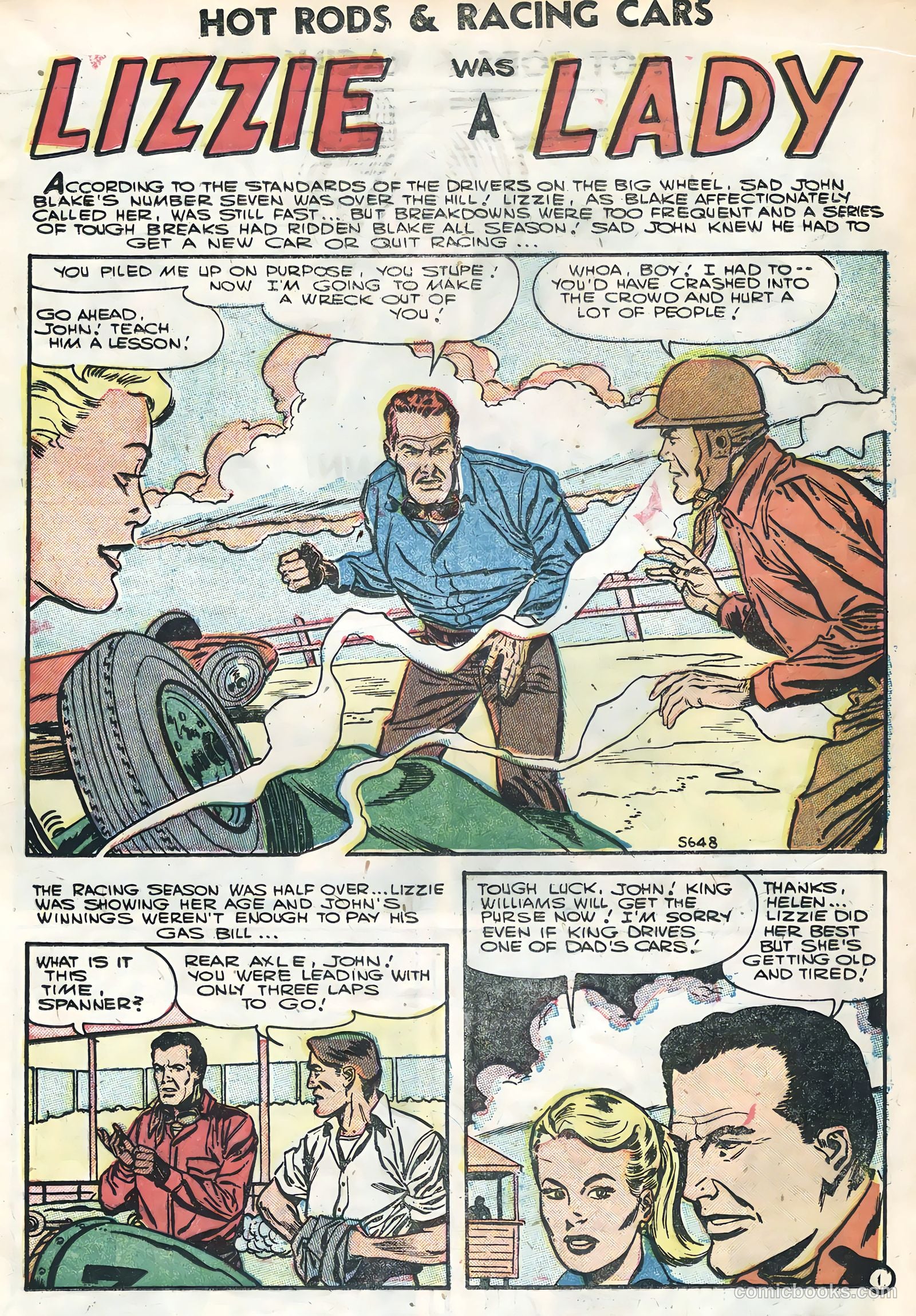 Hot Rods and Racing Cars #27 (1956) — page 13 of 36