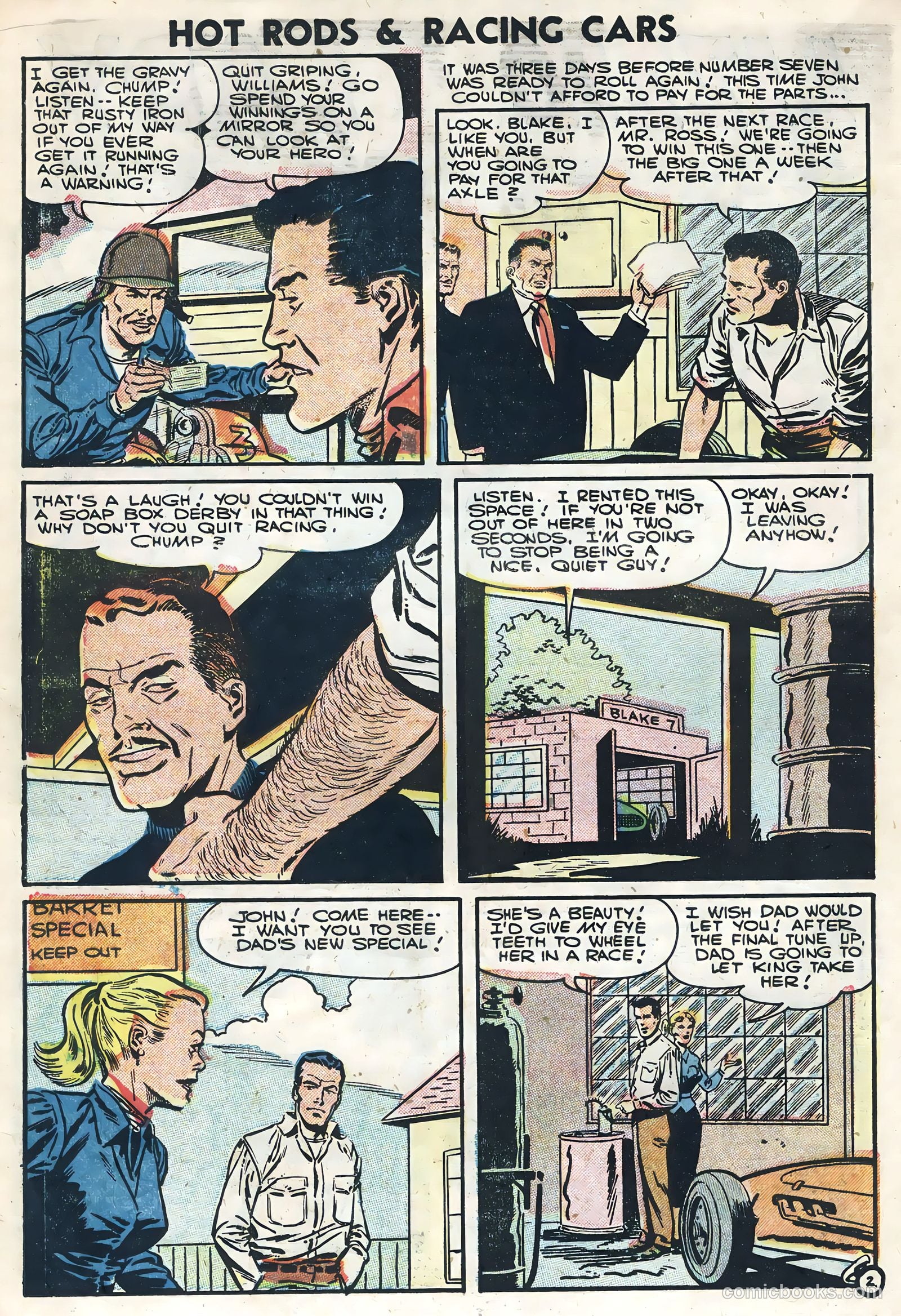 Hot Rods and Racing Cars #27 (1956) — page 14 of 36