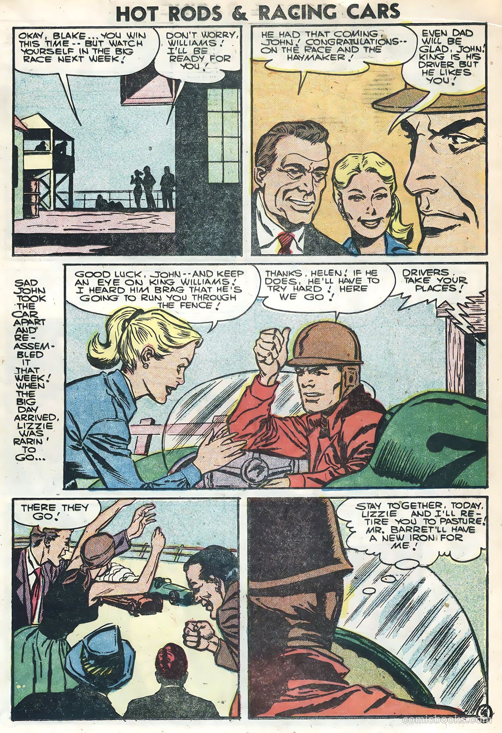 Hot Rods and Racing Cars #27 (1956) — page 17 of 36