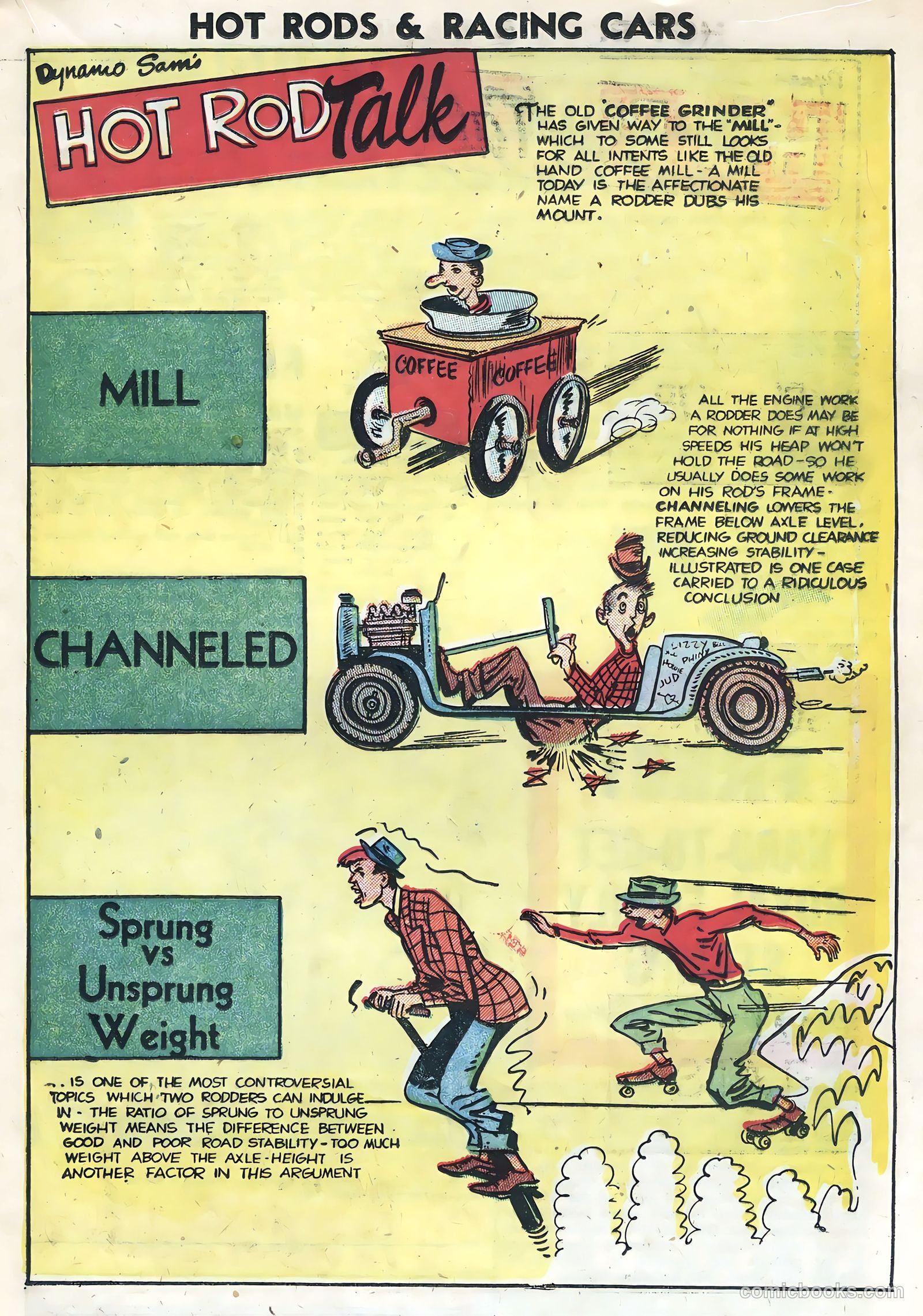 Hot Rods and Racing Cars #27 (1956) — page 21 of 36