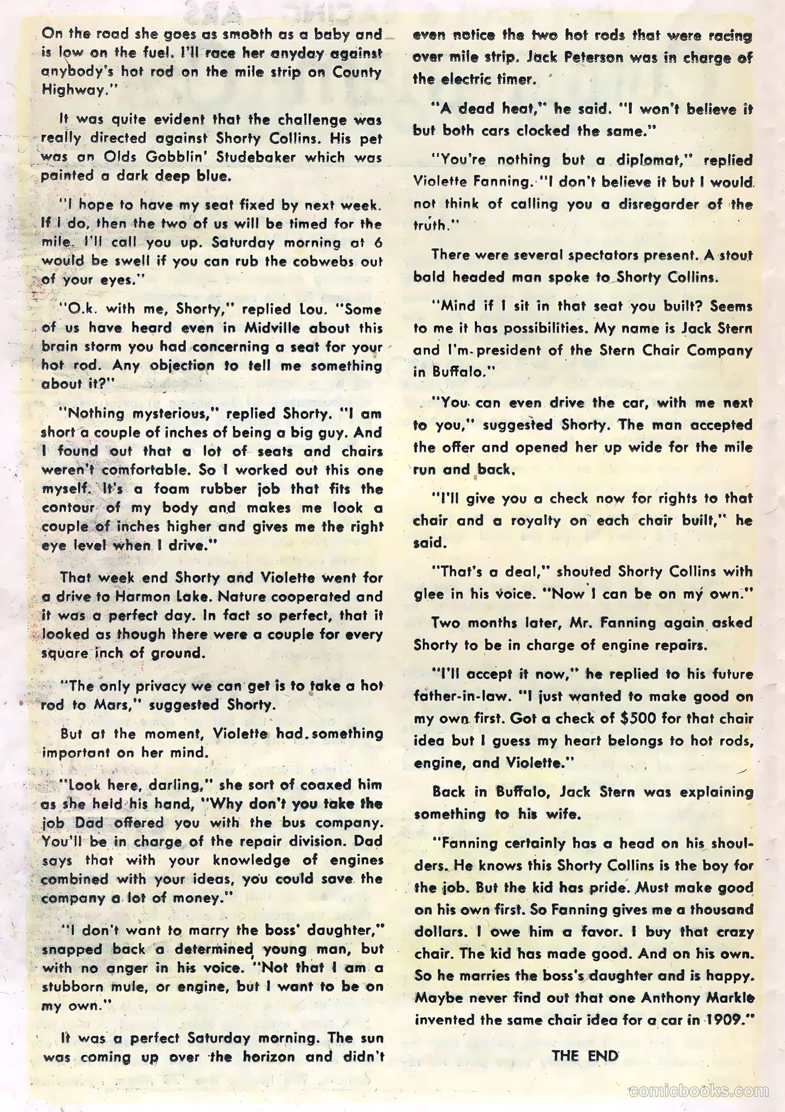 Hot Rods and Racing Cars #27 (1956) — page 24 of 36