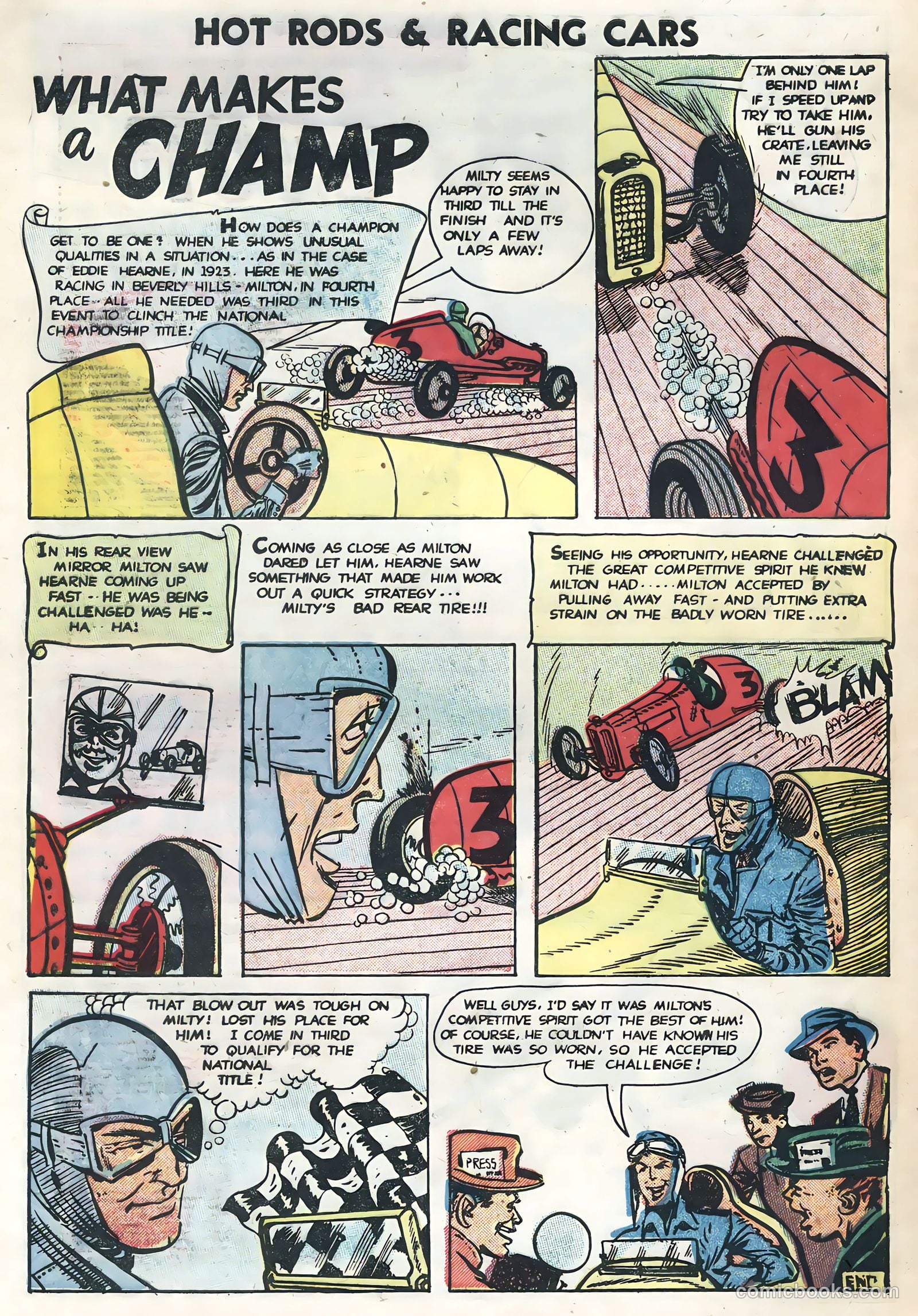Hot Rods and Racing Cars #27 (1956) — page 32 of 36