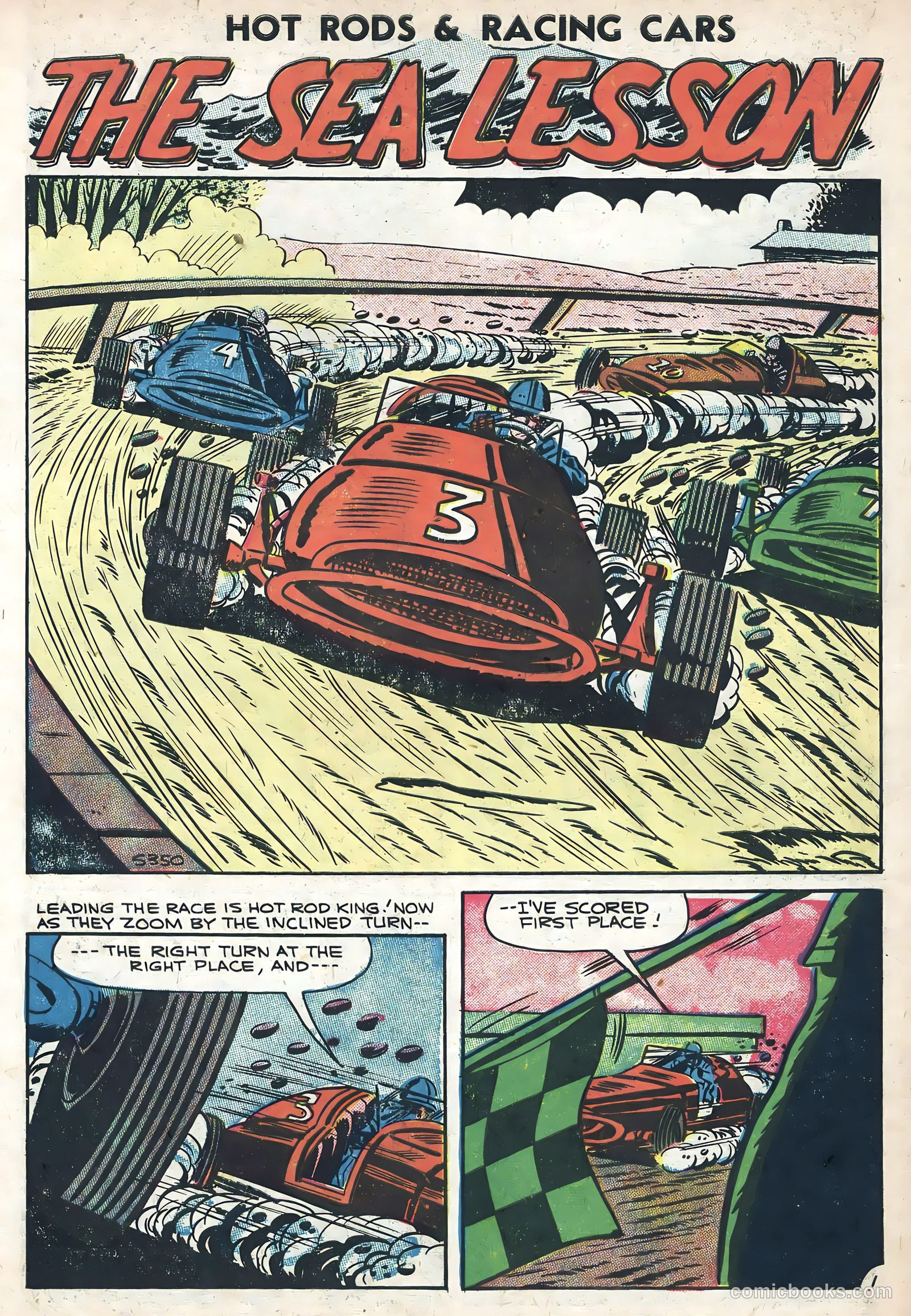Hot Rods and Racing Cars #28 (1956) — page 3 of 36