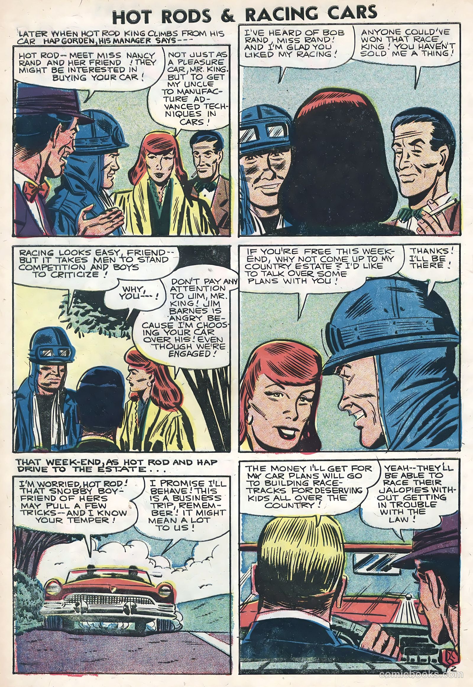 Hot Rods and Racing Cars #28 (1956) — page 4 of 36