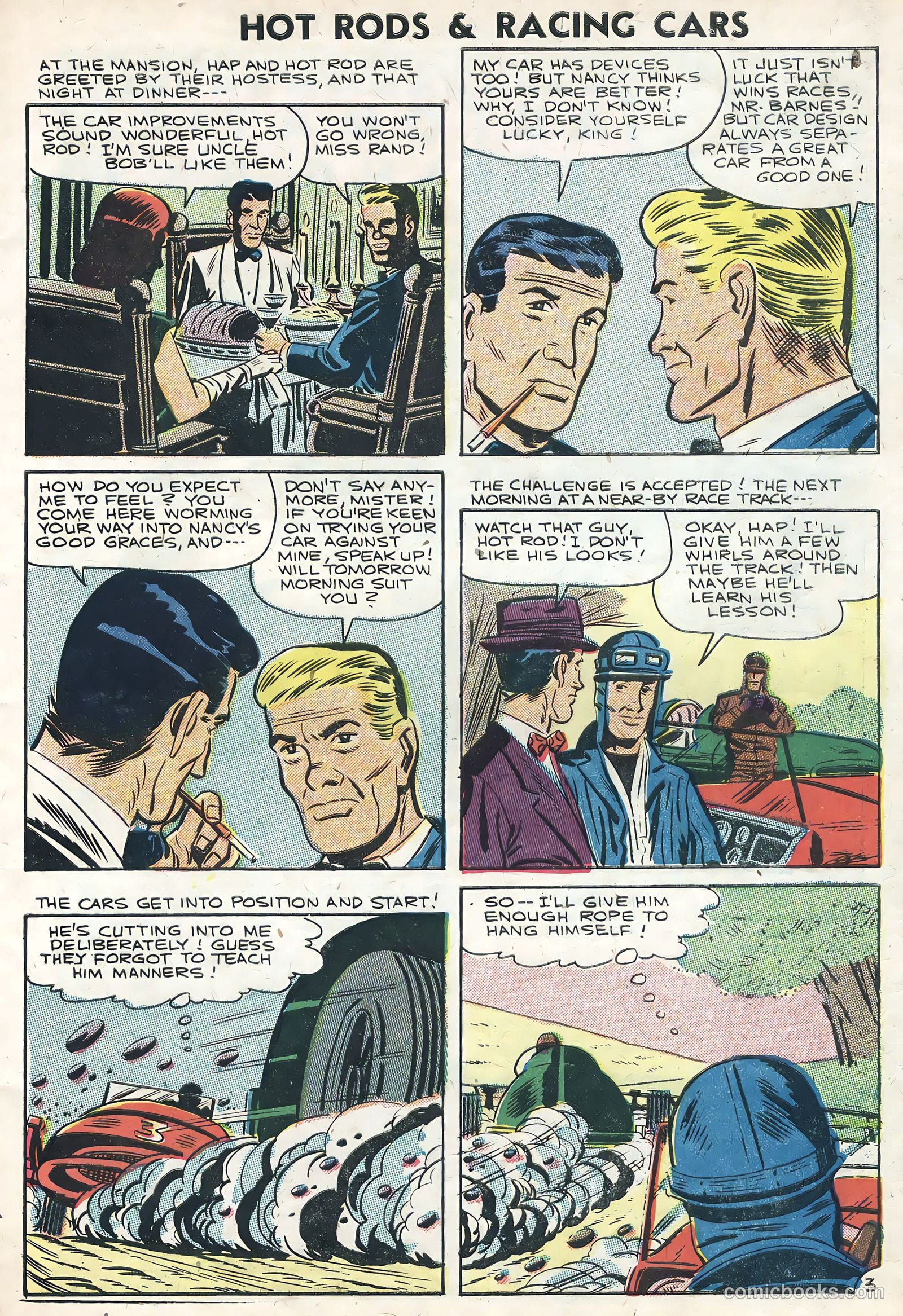 Hot Rods and Racing Cars #28 (1956) — page 5 of 36