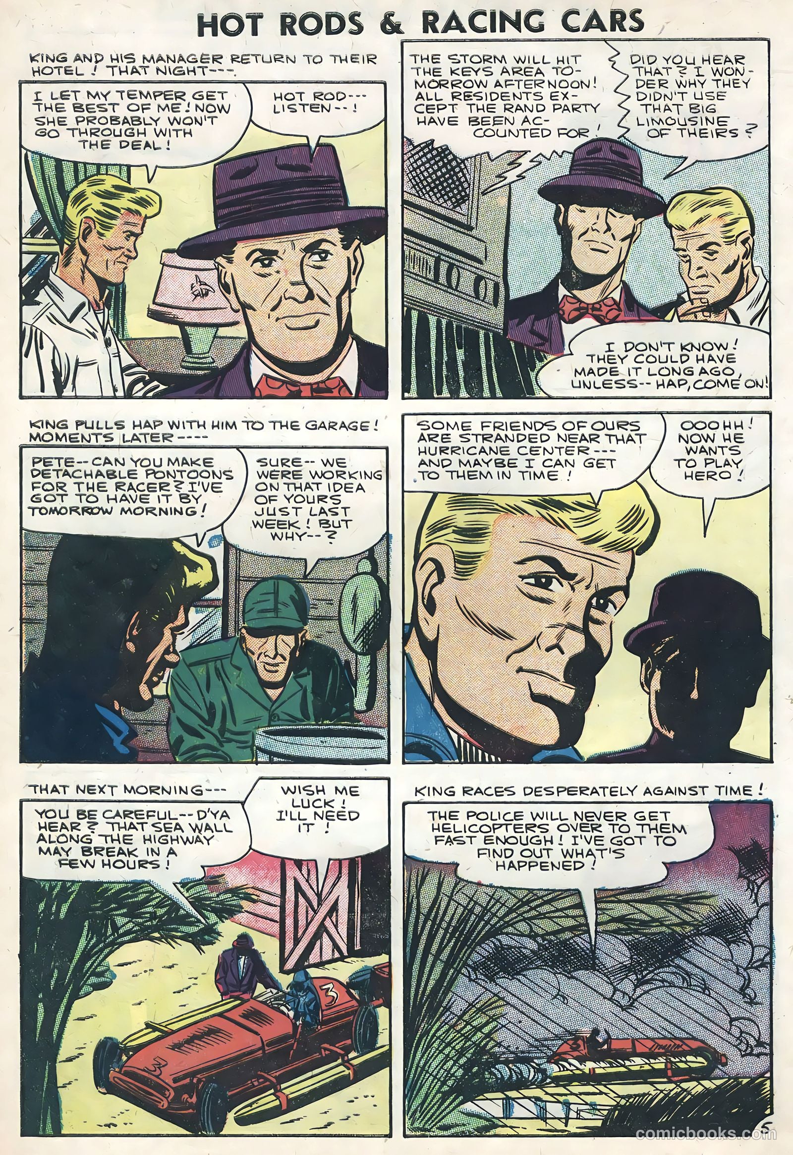 Hot Rods and Racing Cars #28 (1956) — page 8 of 36