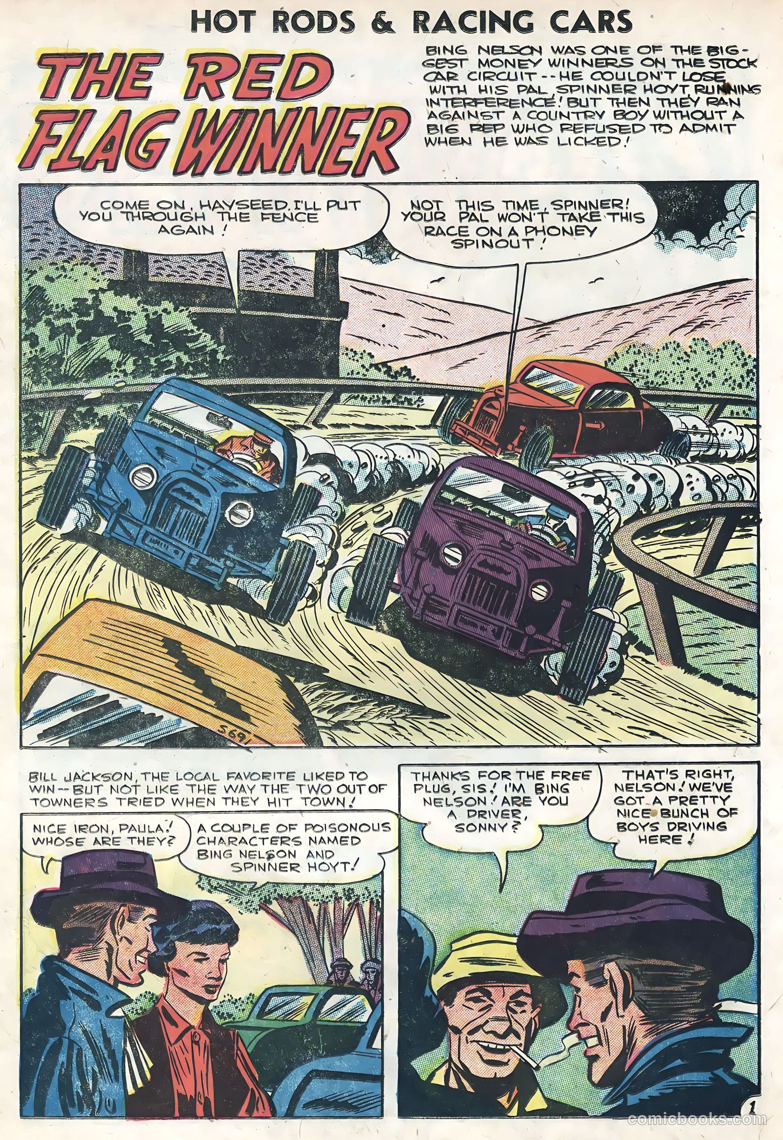 Hot Rods and Racing Cars #28 (1956) — page 12 of 36