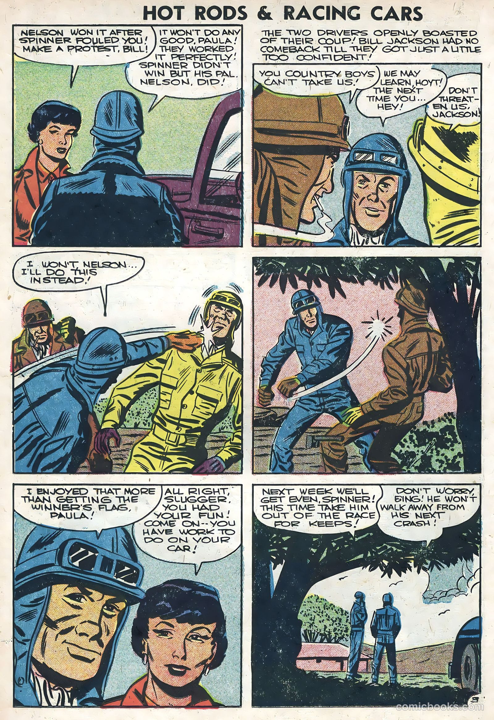 Hot Rods and Racing Cars #28 (1956) — page 14 of 36