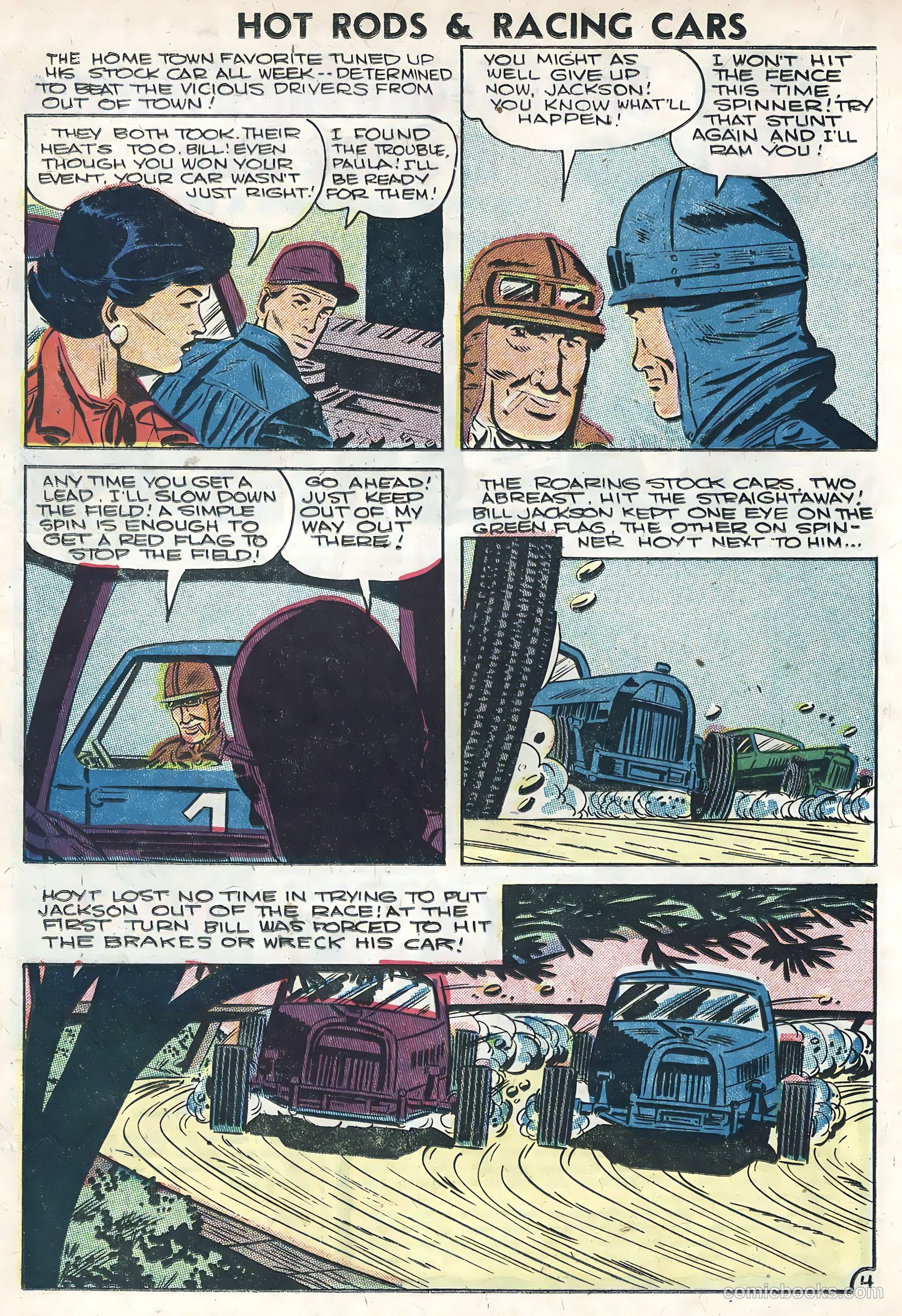 Hot Rods and Racing Cars #28 (1956) — page 16 of 36