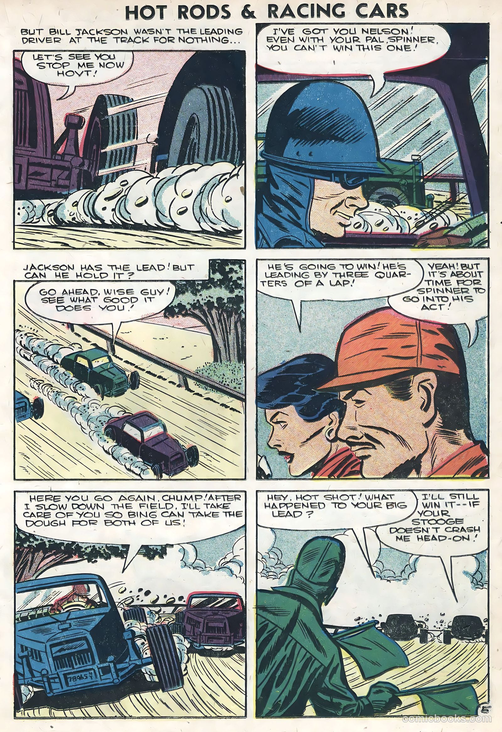 Hot Rods and Racing Cars #28 (1956) — page 17 of 36