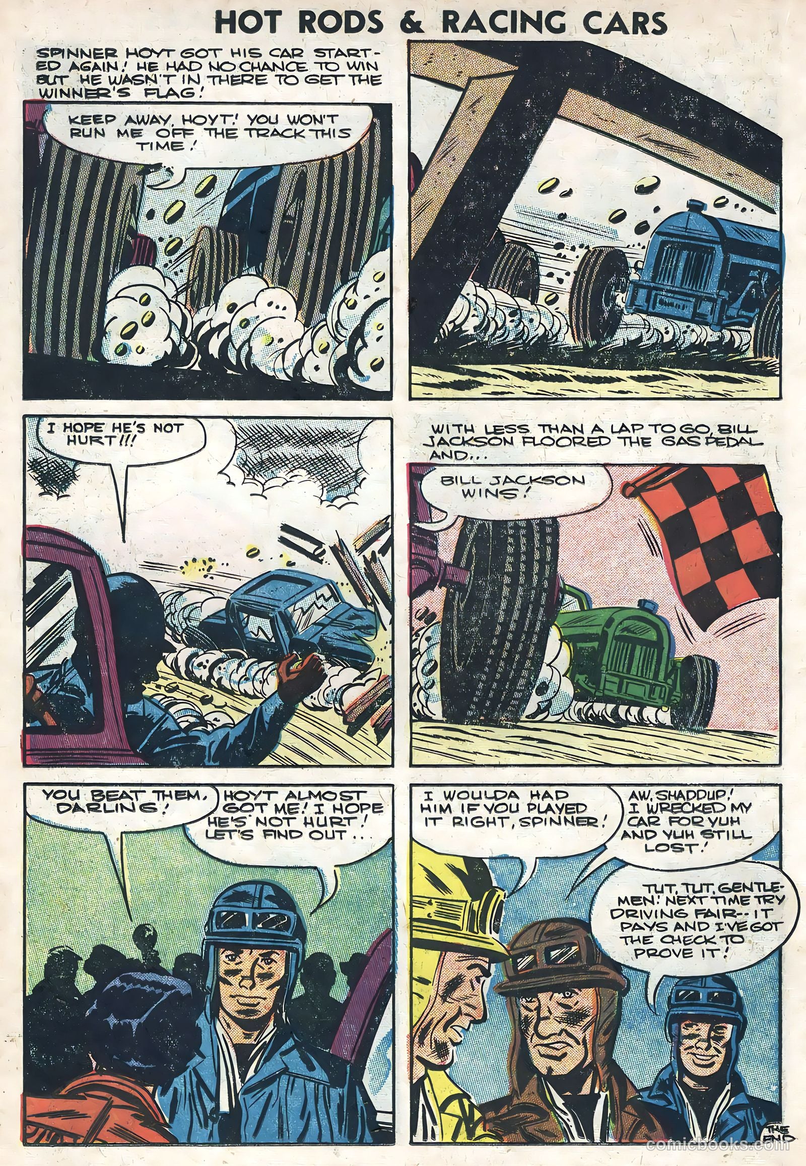 Hot Rods and Racing Cars #28 (1956) — page 18 of 36